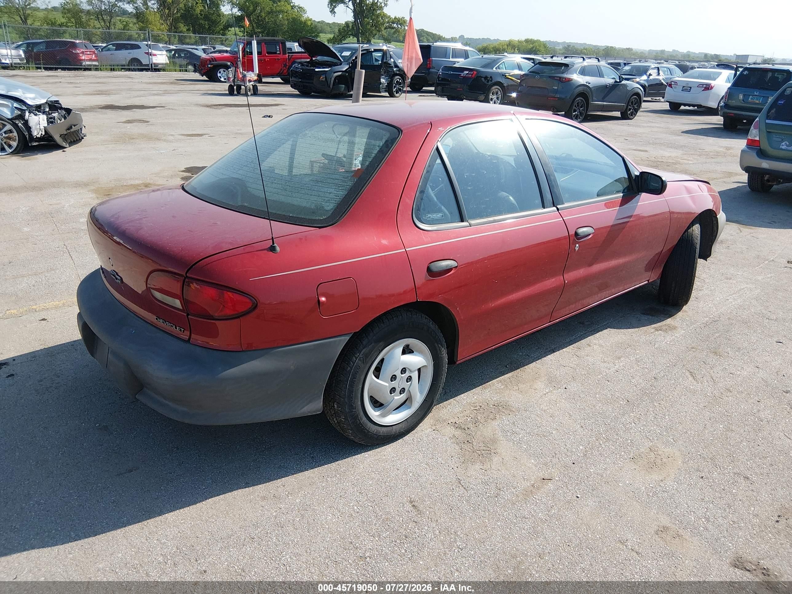 1998 Chevrolet Cavalier   Brown vin: 1G1JC5240W7249934
