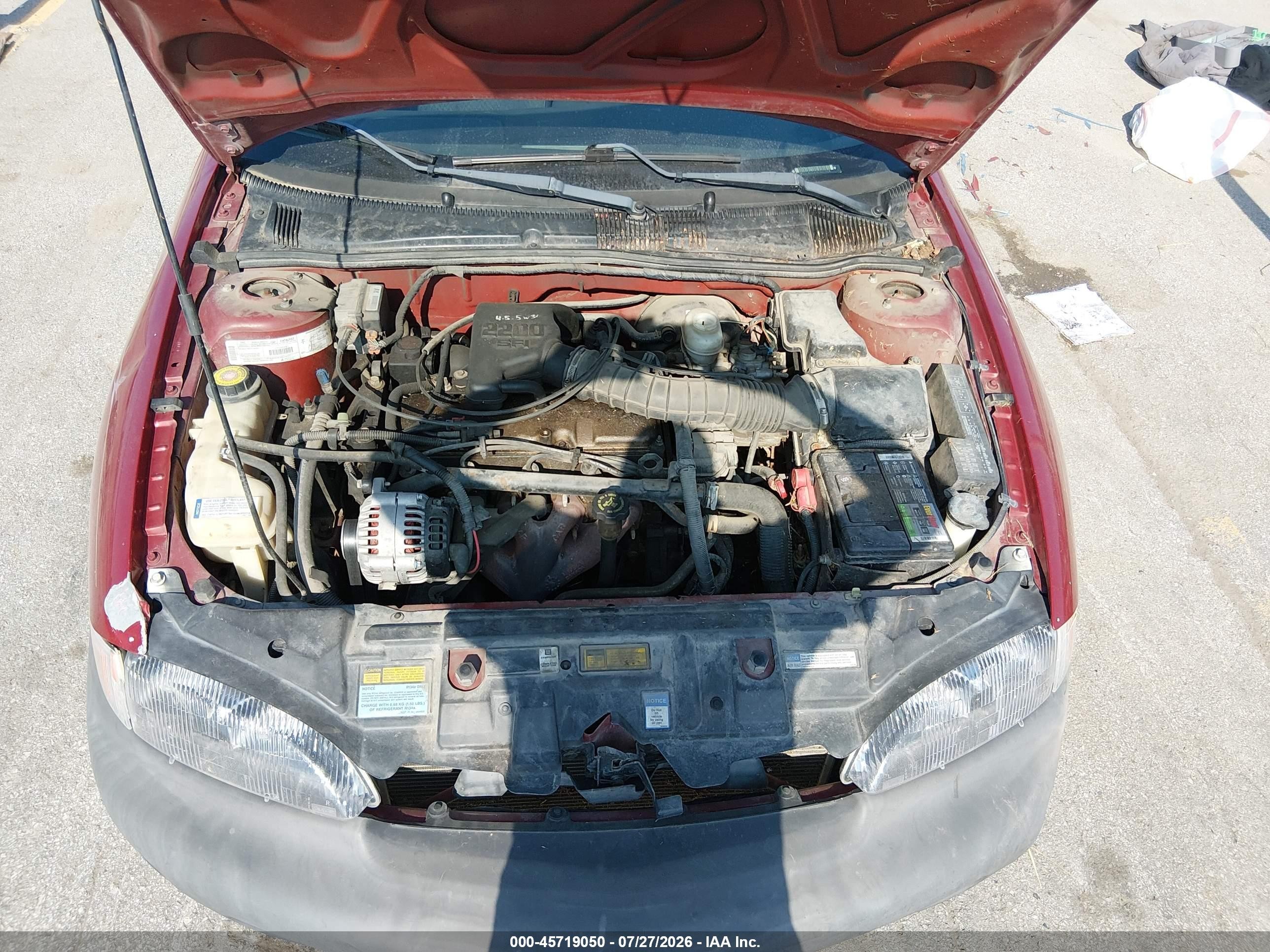 1998 Chevrolet Cavalier   Brown vin: 1G1JC5240W7249934