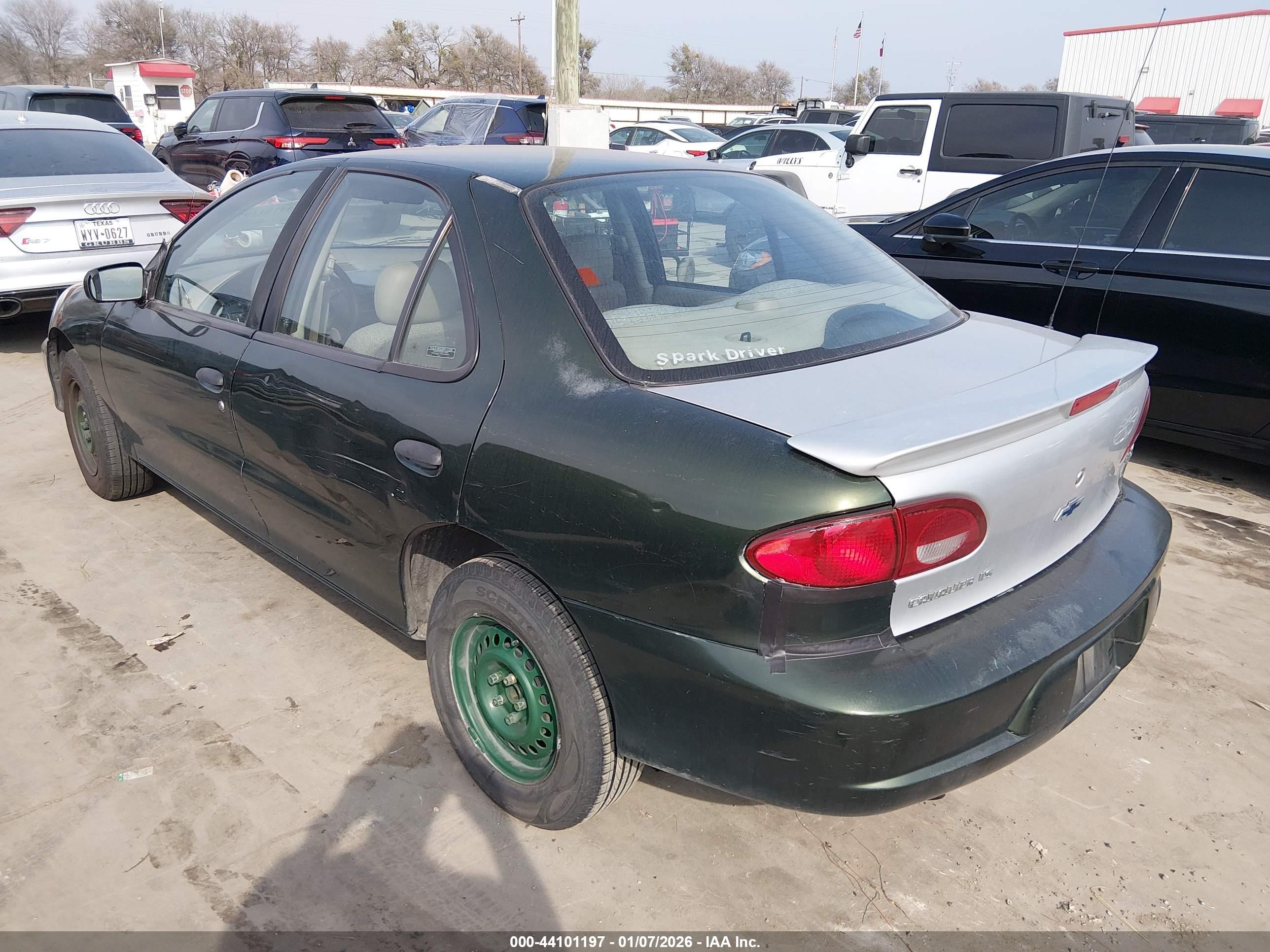 2000 Chevrolet Cavalier   Green vin: 1G1JC5240Y7453149