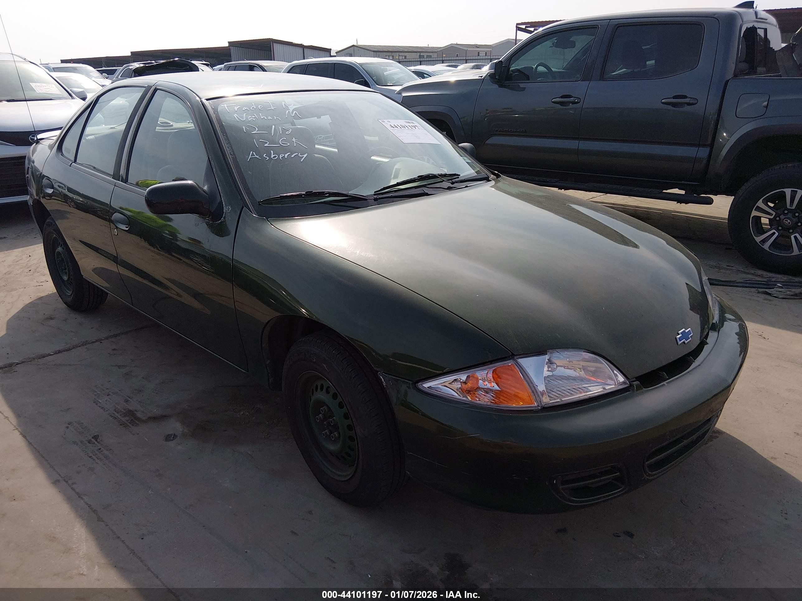 2000 Chevrolet Cavalier   Green vin: 1G1JC5240Y7453149
