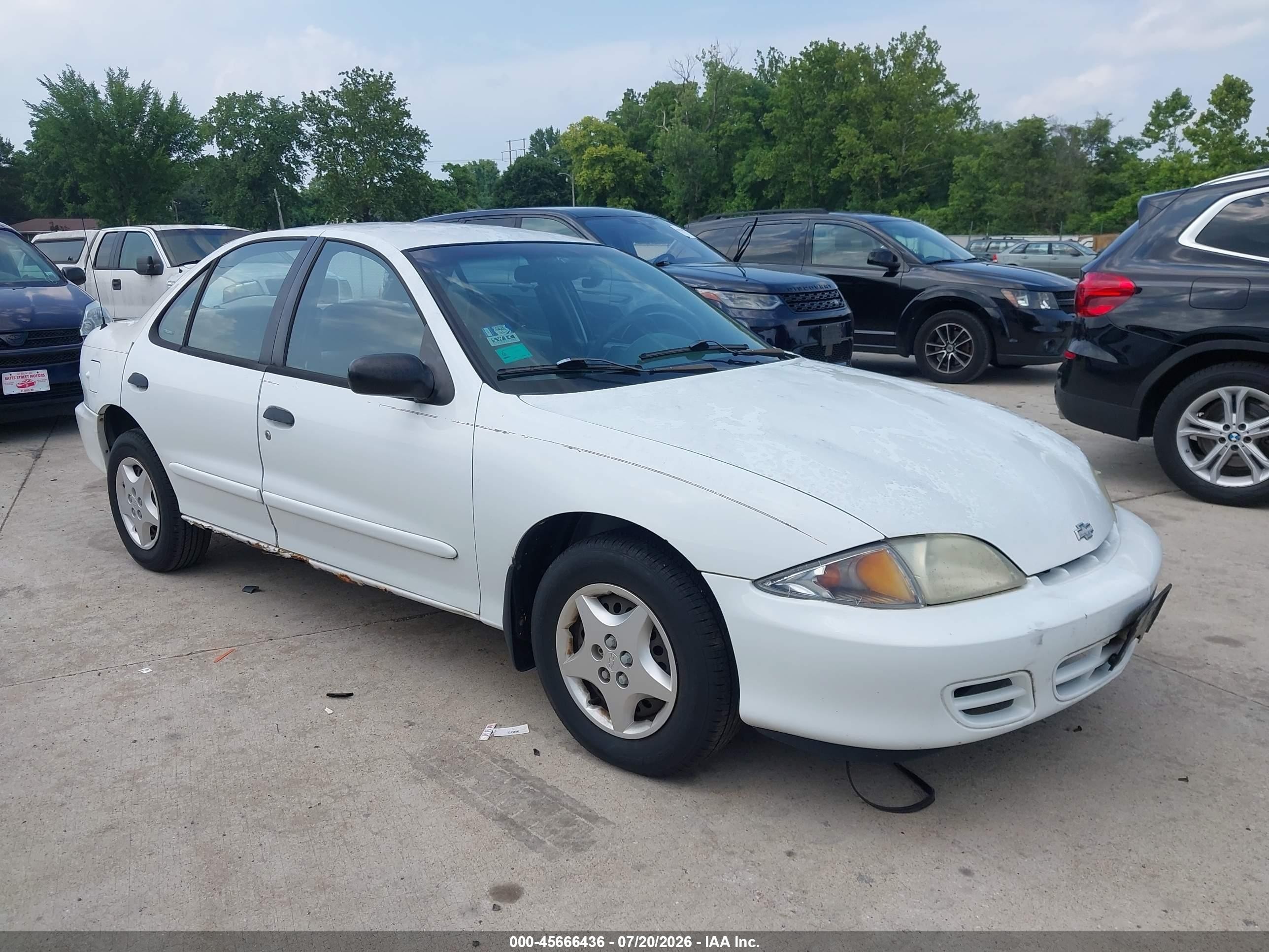 2001 Chevrolet Cavalier   White vin: 1G1JC524117234884