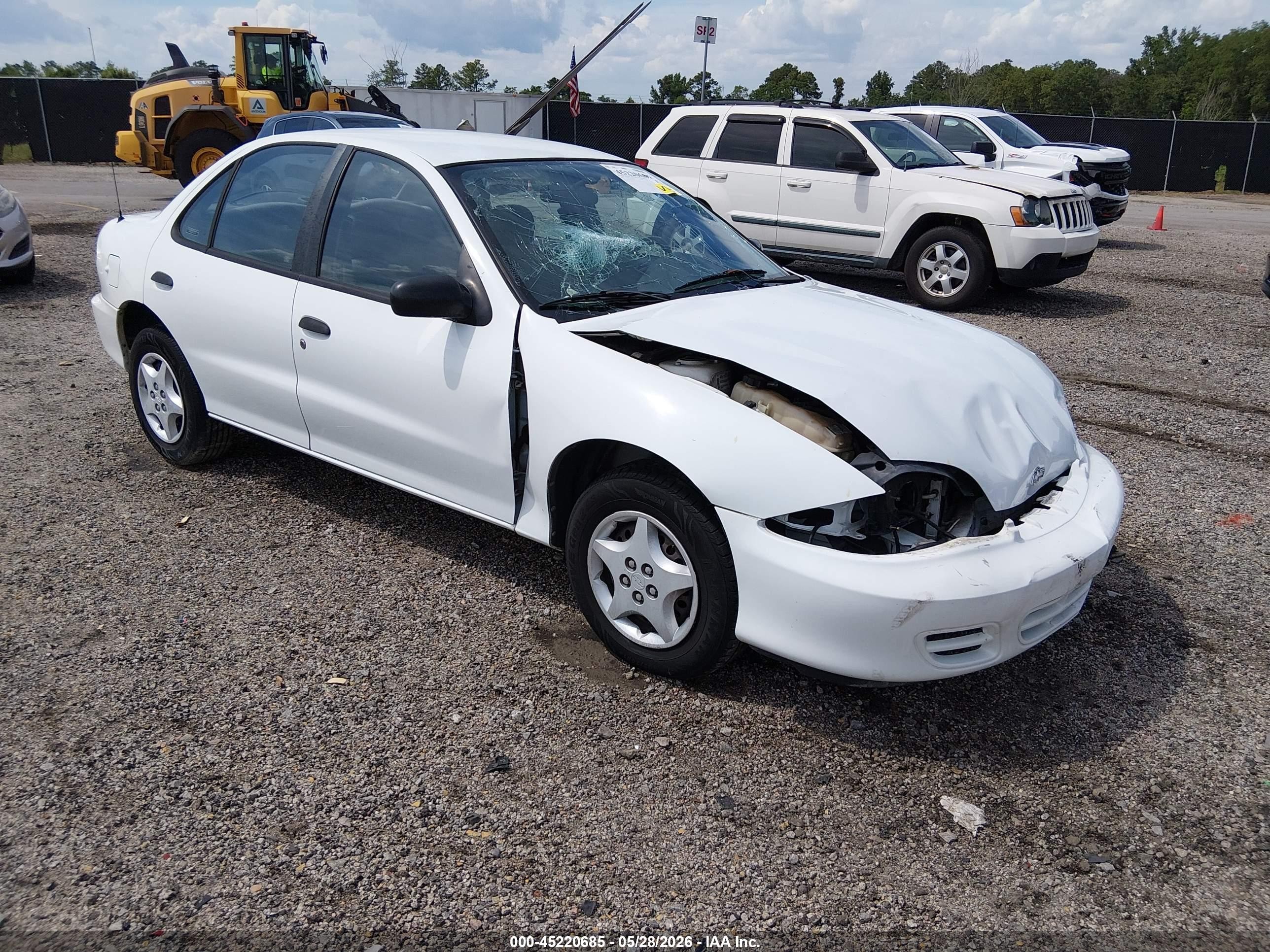 2001 Chevrolet Cavalier   White vin: 1G1JC524117273541