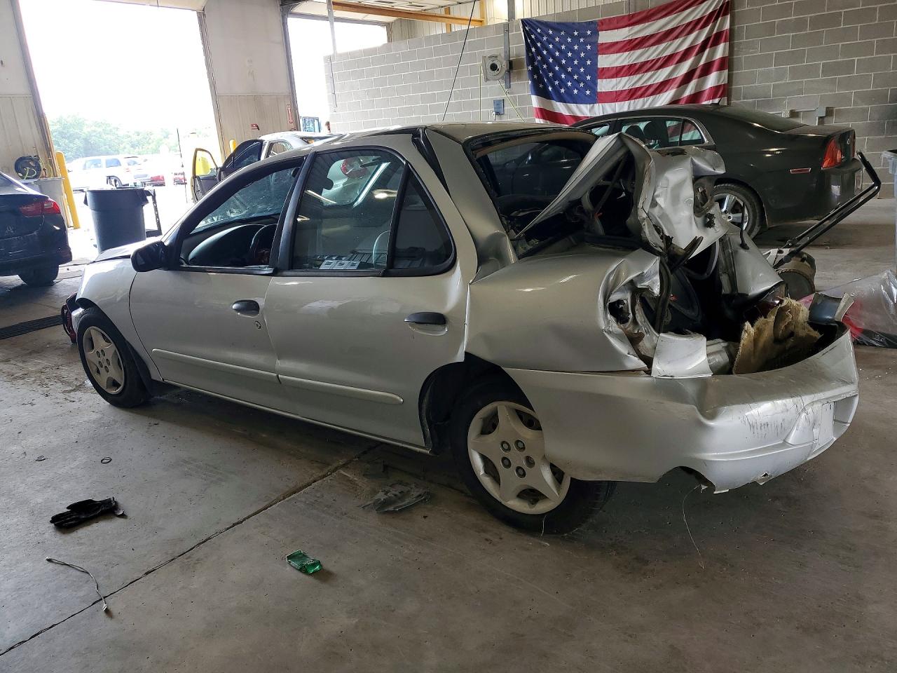 2002 Chevrolet Cavalier Base Silver vin: 1G1JC524127302067