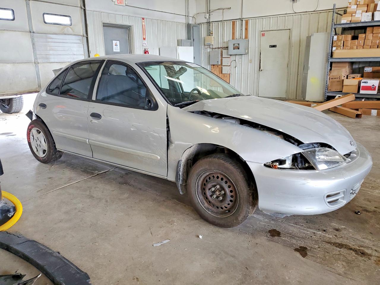 2002 Chevrolet Cavalier Base Silver vin: 1G1JC524127302067