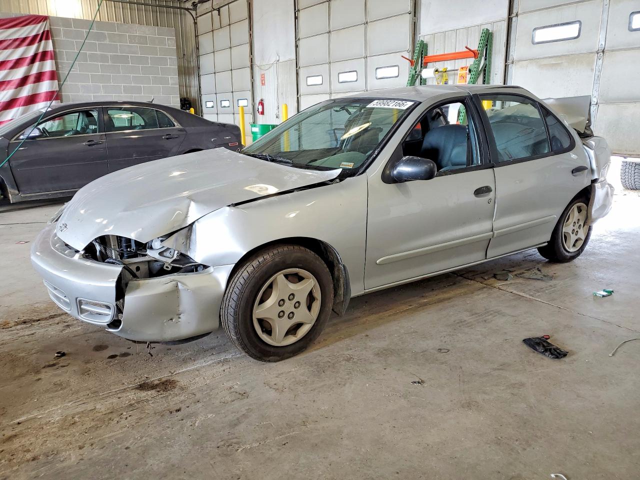 2002 Chevrolet Cavalier Base Silver vin: 1G1JC524127302067