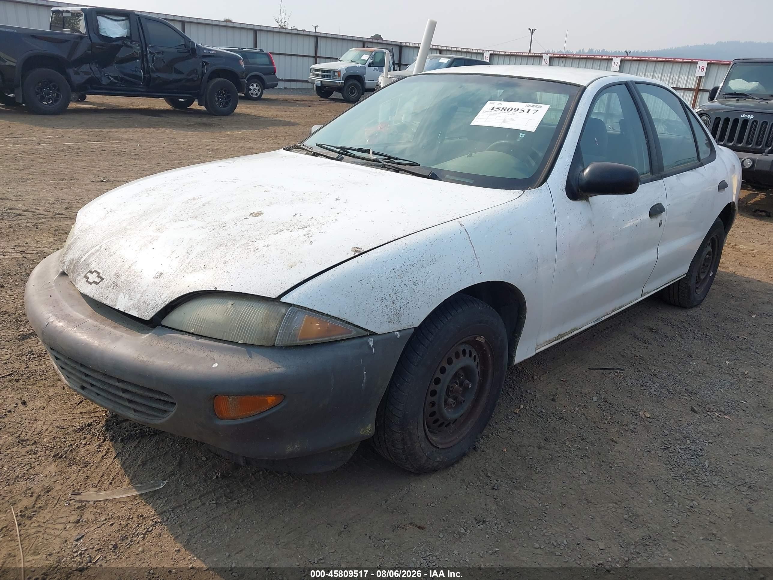 1995 Chevrolet Cavalier   White vin: 1G1JC5241S7183999