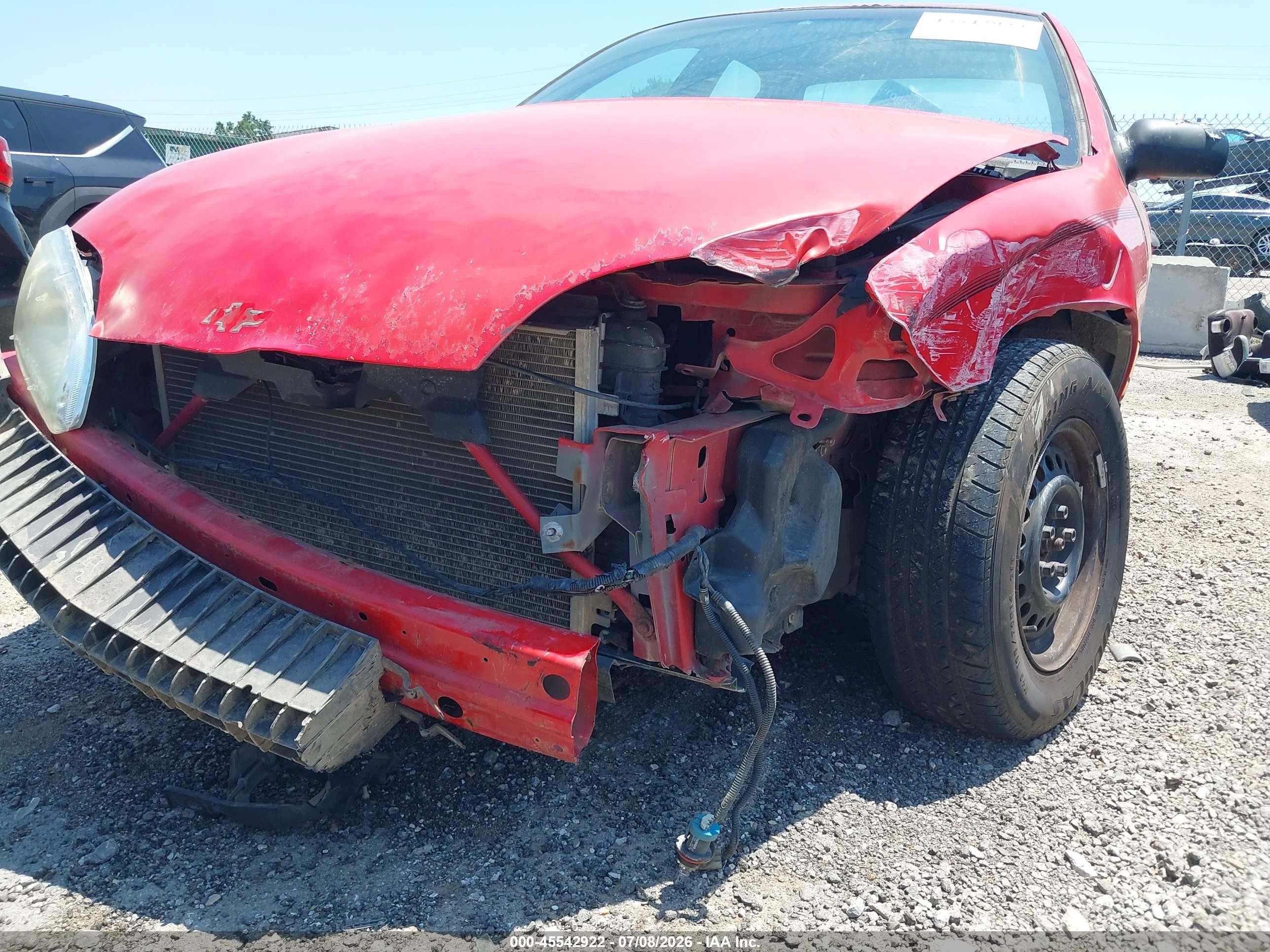 2001 Chevrolet Cavalier   Red vin: 1G1JC524217138052