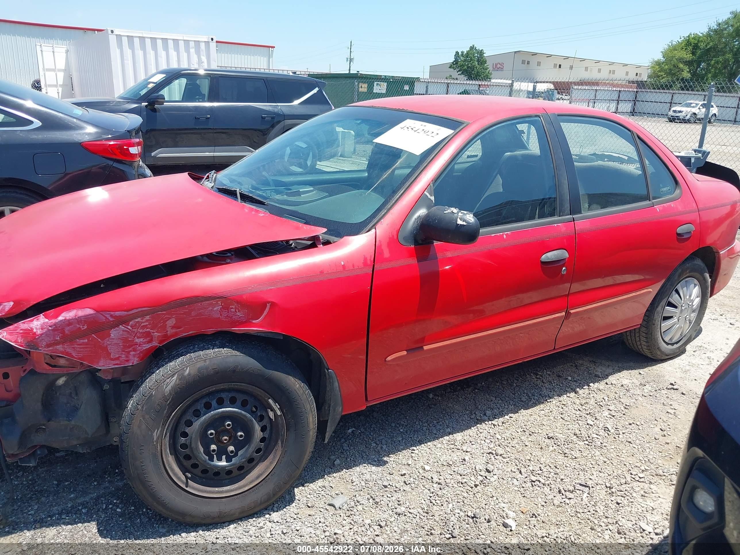 2001 Chevrolet Cavalier   Red vin: 1G1JC524217138052