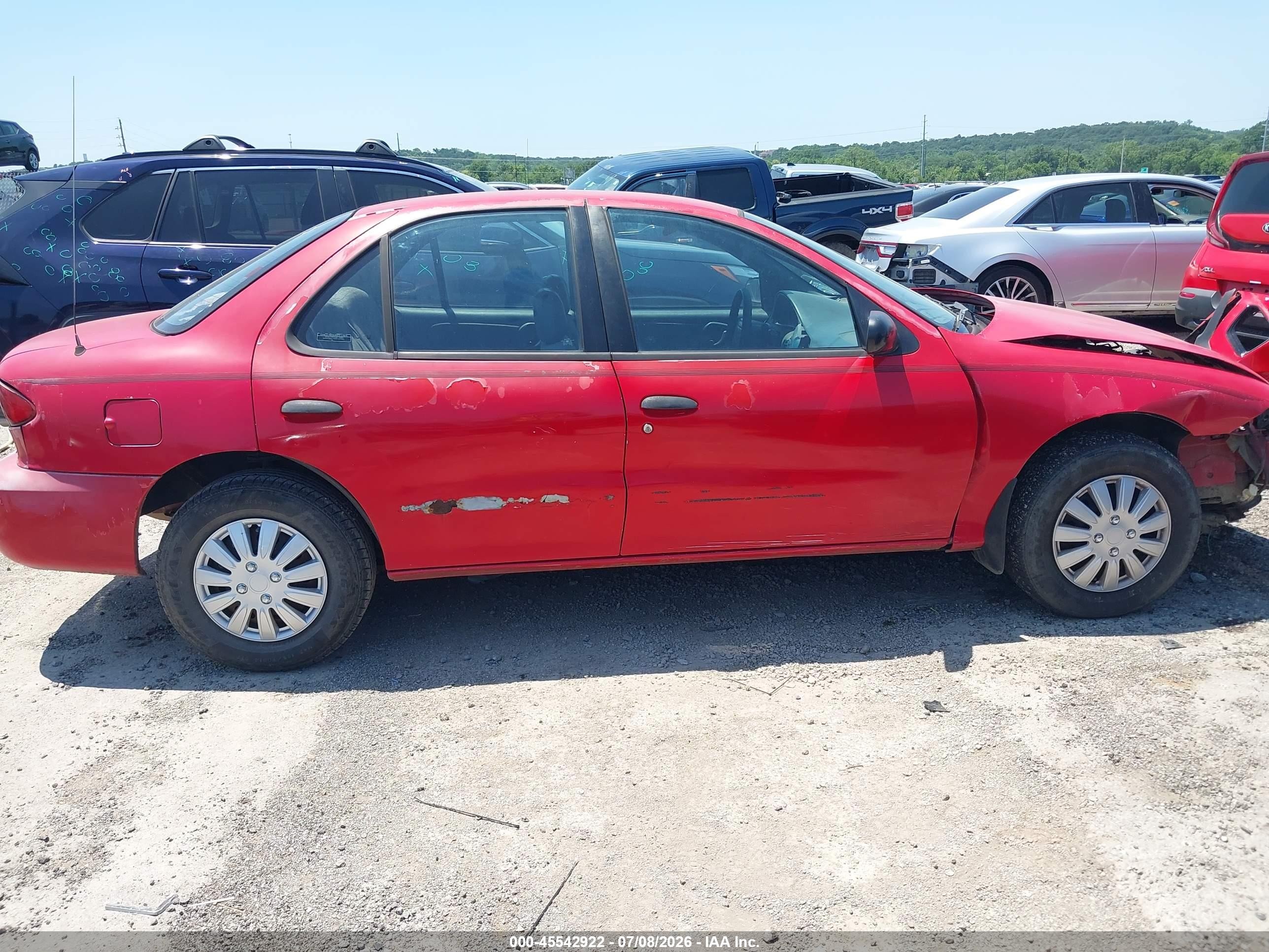 2001 Chevrolet Cavalier   Red vin: 1G1JC524217138052