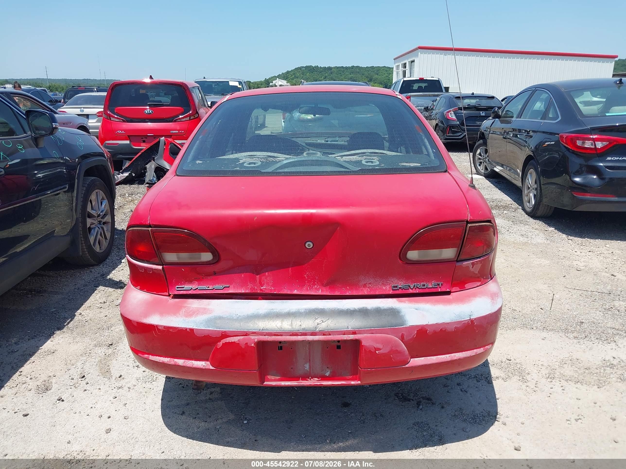 2001 Chevrolet Cavalier   Red vin: 1G1JC524217138052