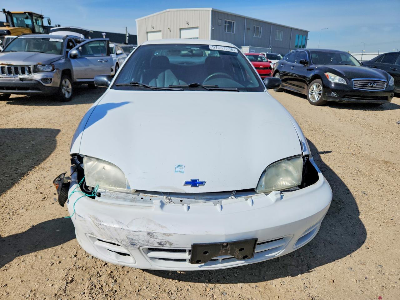 2001 Chevrolet Cavalier Base White vin: 1G1JC524217380565
