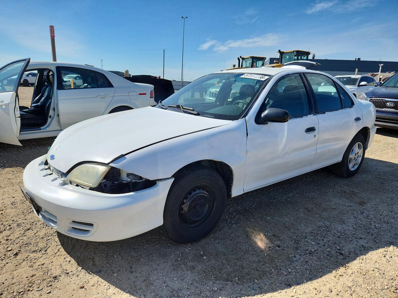 2001 Chevrolet Cavalier Base White vin: 1G1JC524217380565
