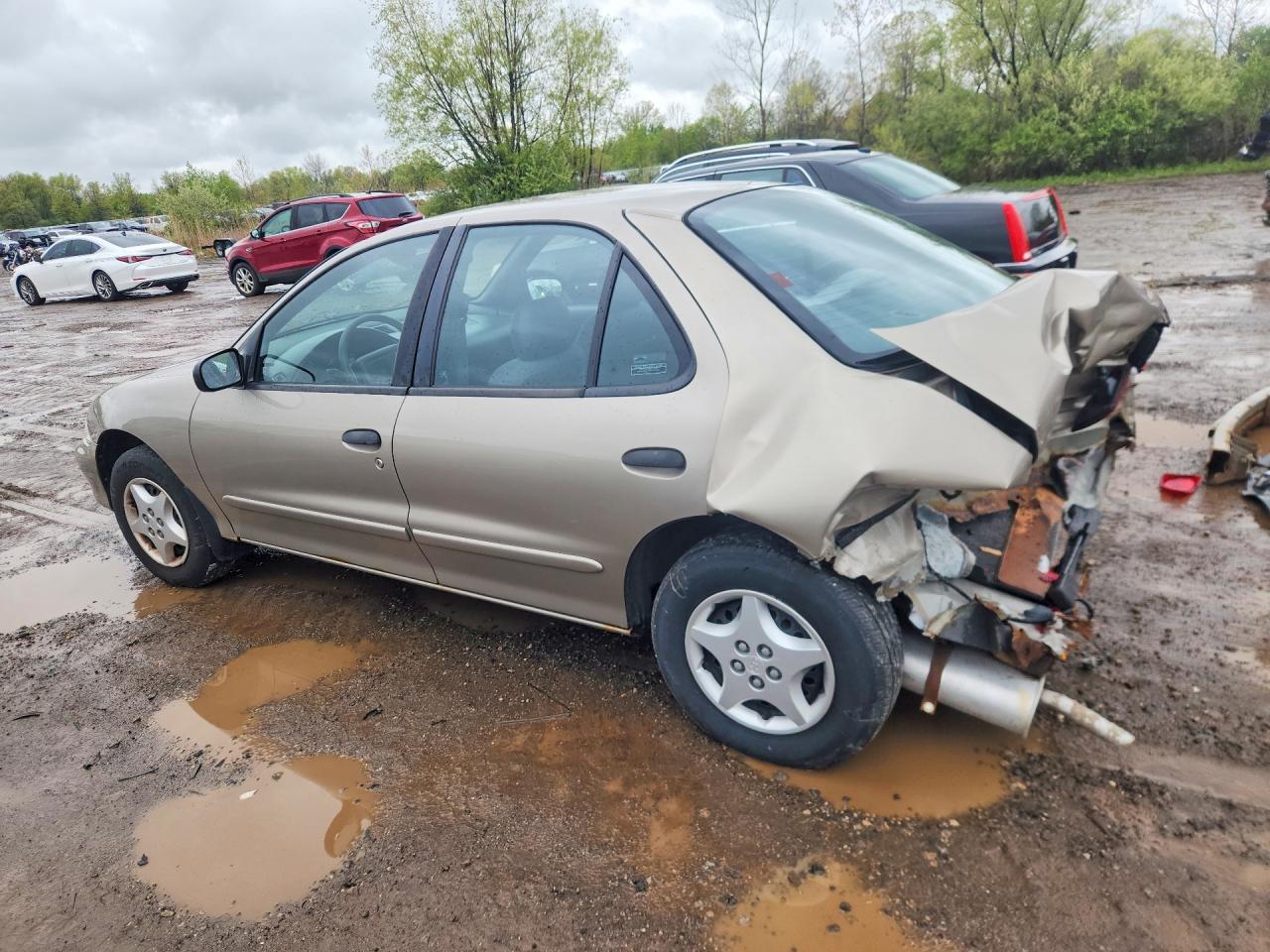 2001 Chevrolet Cavalier Gold vin: 1G1JC524217410664