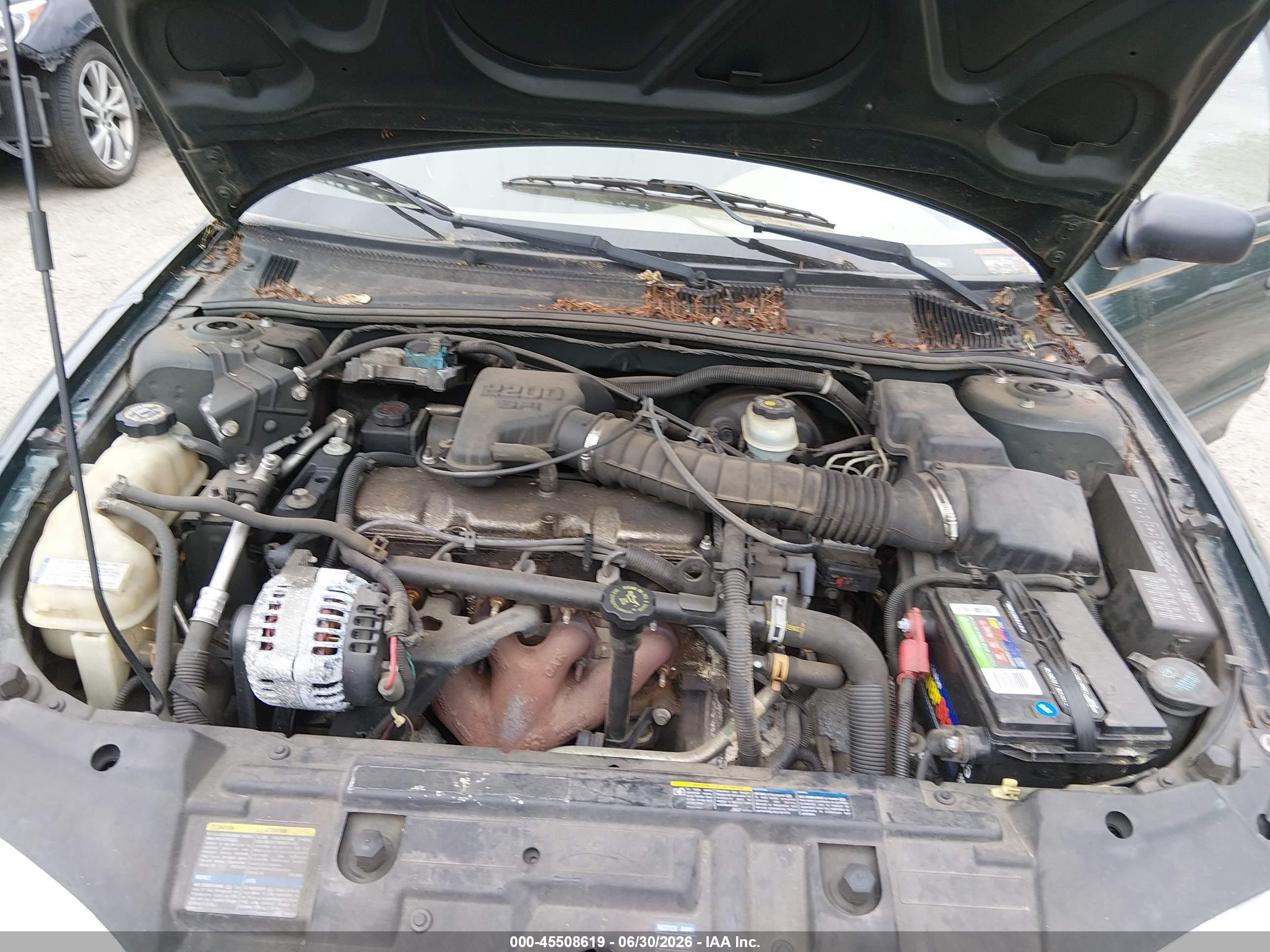 2002 Chevrolet Cavalier   Green vin: 1G1JC524227141180