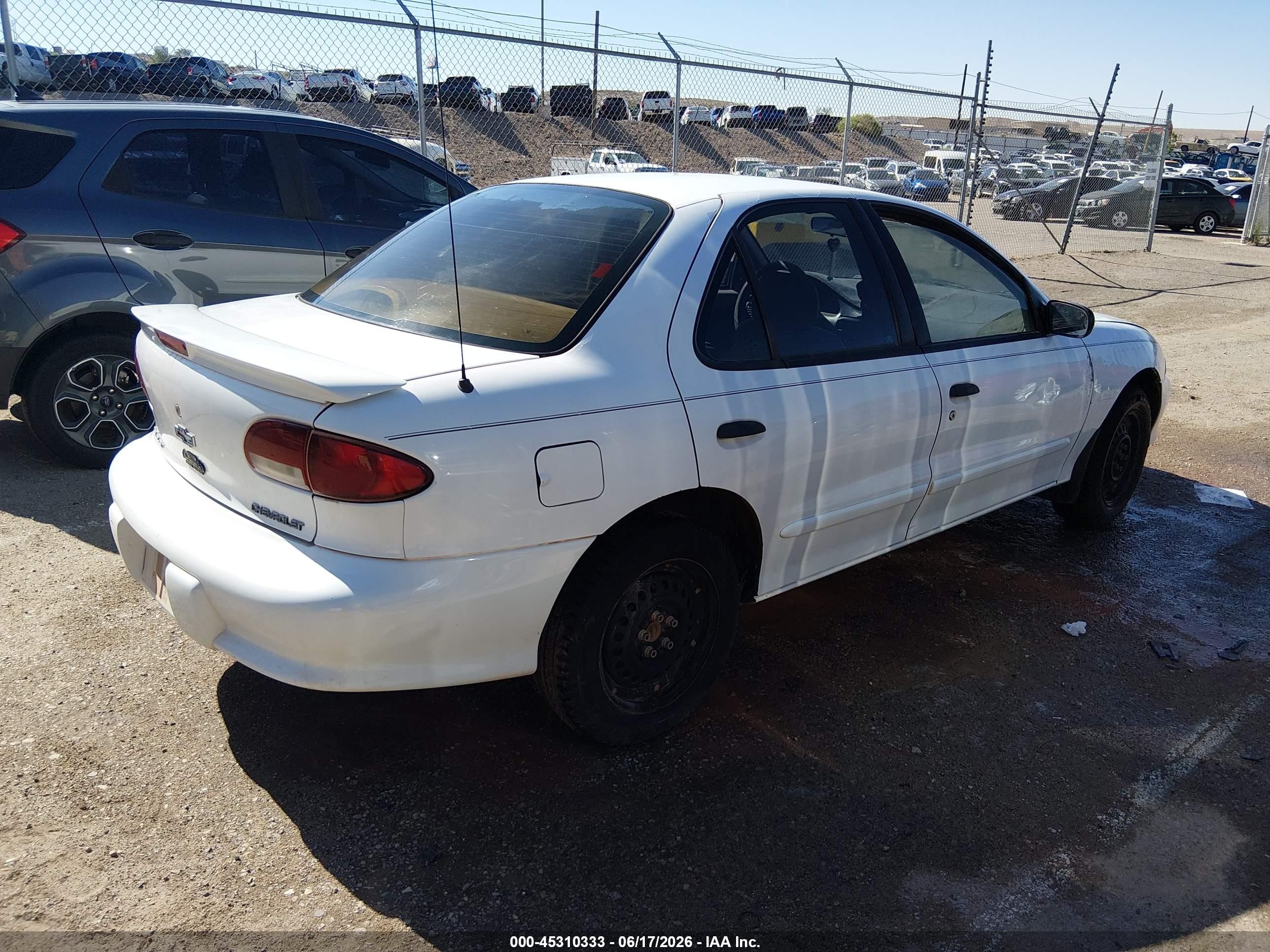1998 Chevrolet Cavalier   White vin: 1G1JC5243W7179426