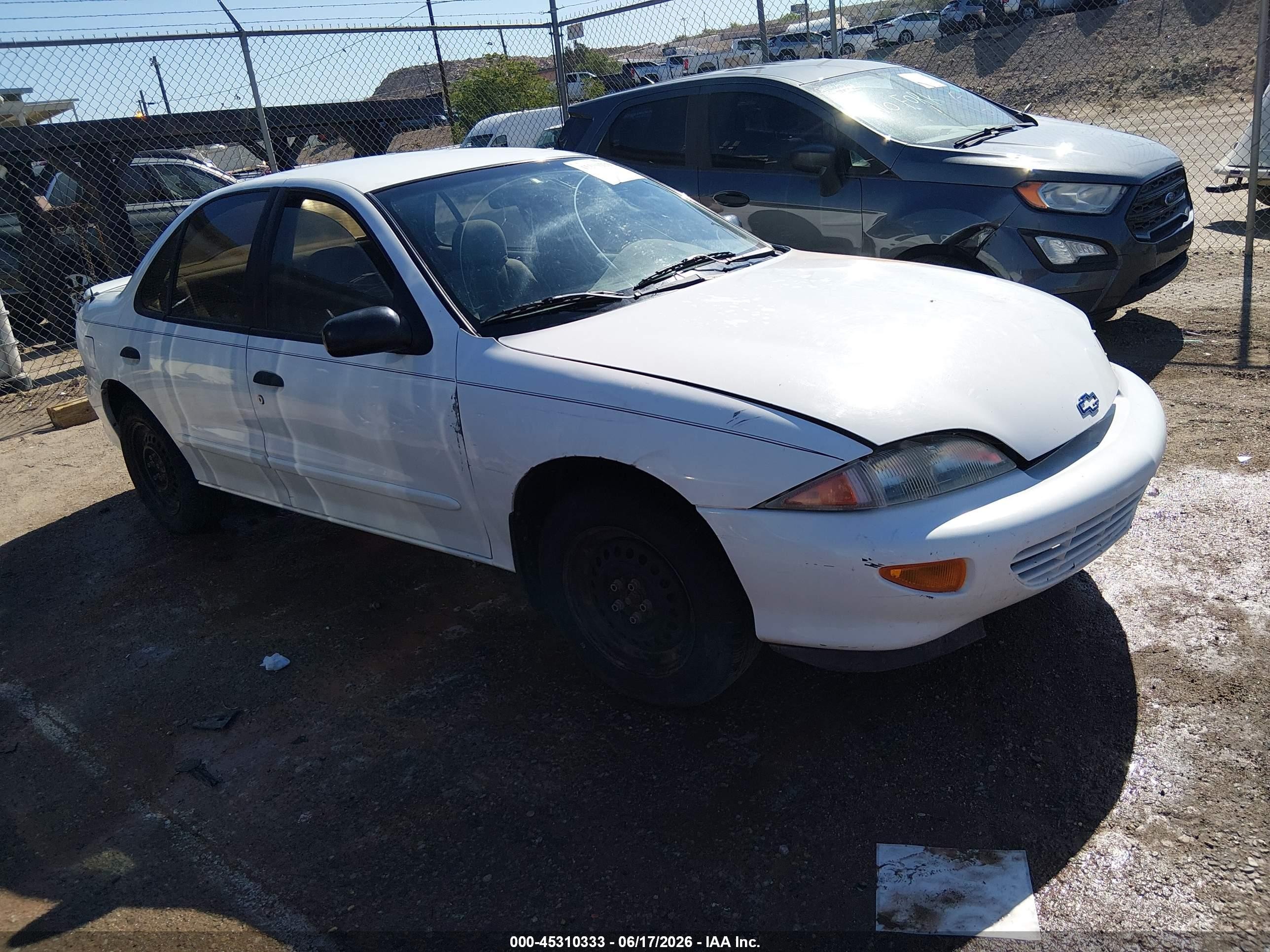 1998 Chevrolet Cavalier   White vin: 1G1JC5243W7179426