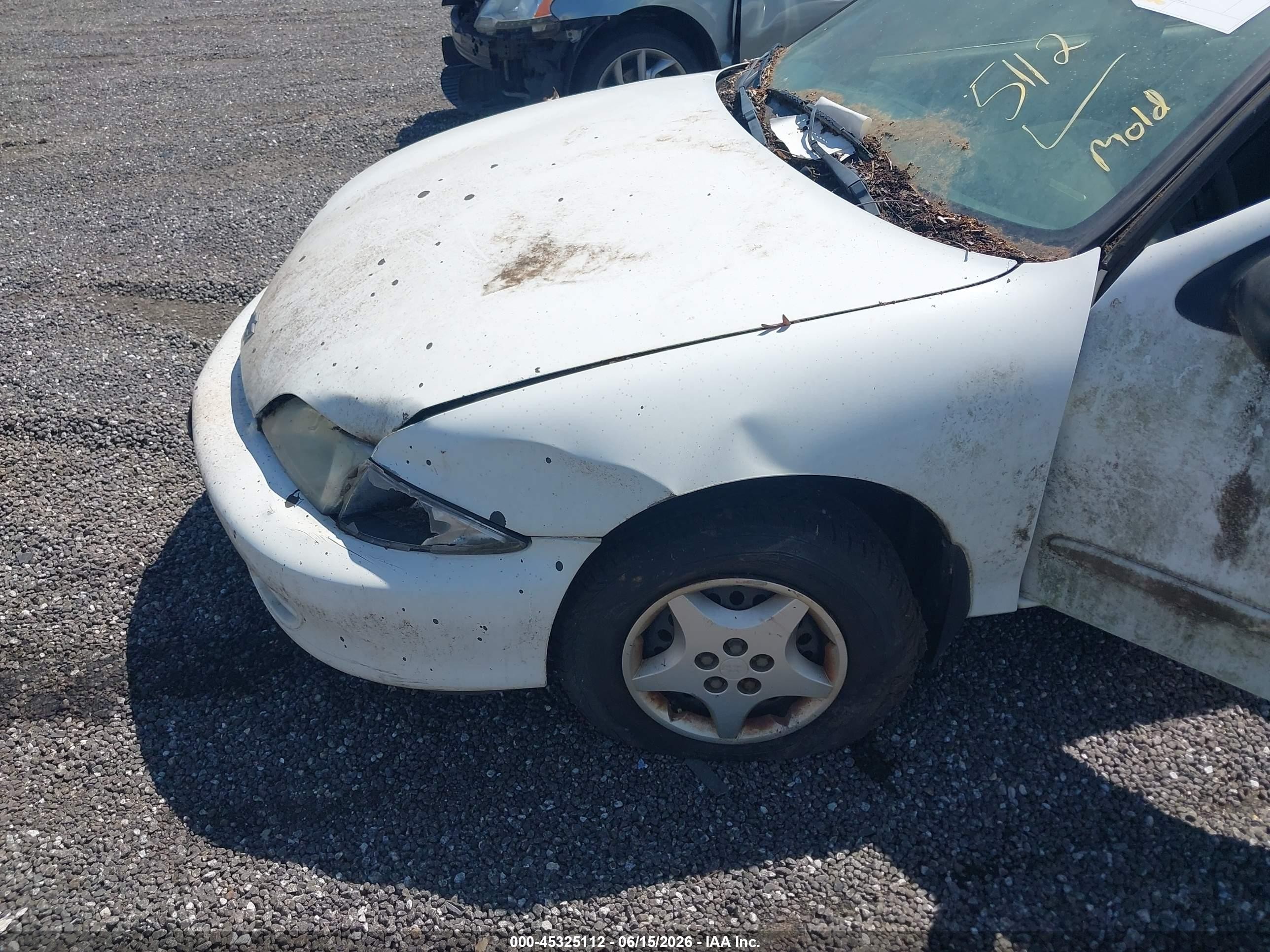 2002 Chevrolet Cavalier   Белый vin: 1G1JC524427475811