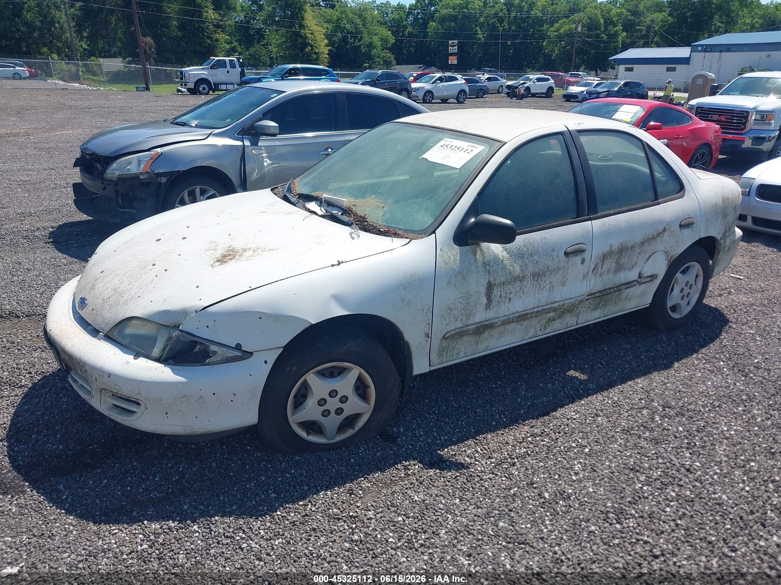 2002 Chevrolet Cavalier   Белый vin: 1G1JC524427475811