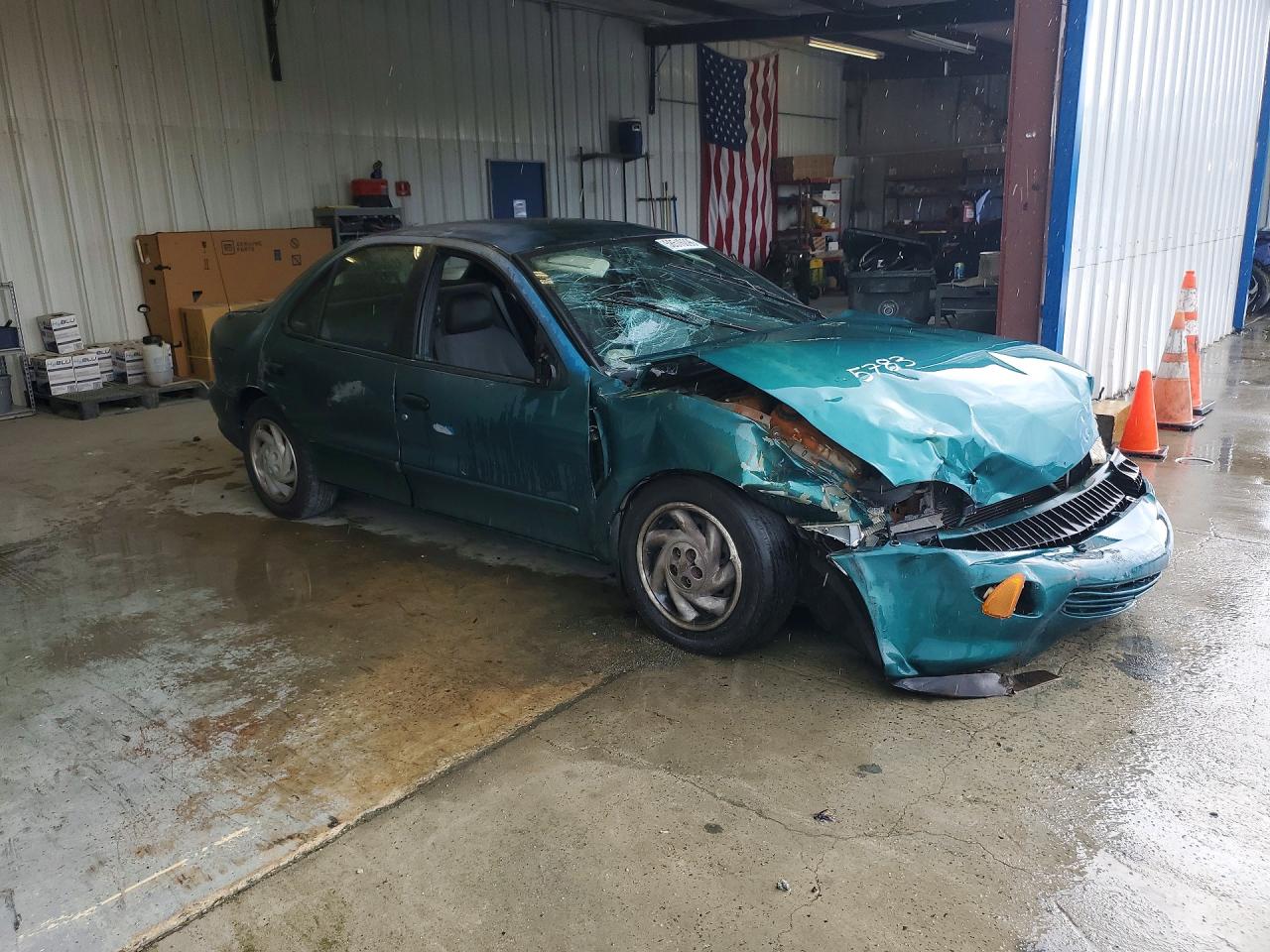 1998 Chevrolet Cavalier Green vin: 1G1JC5244W7295783