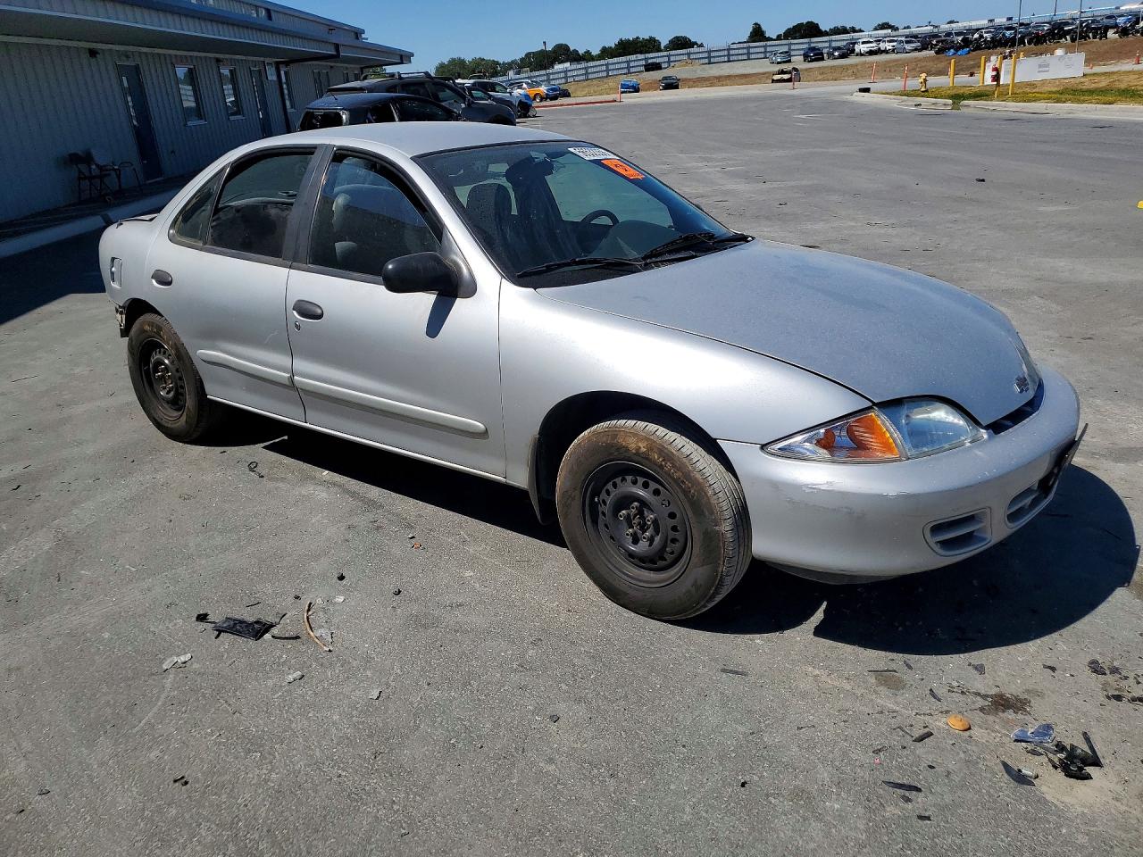 2002 Chevrolet Cavalier Base Silver vin: 1G1JC524627130988
