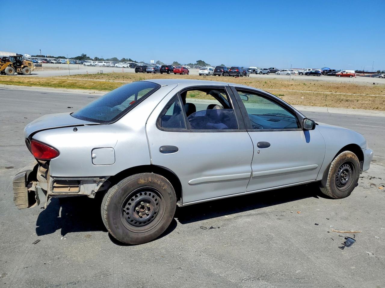 2002 Chevrolet Cavalier Base Silver vin: 1G1JC524627130988