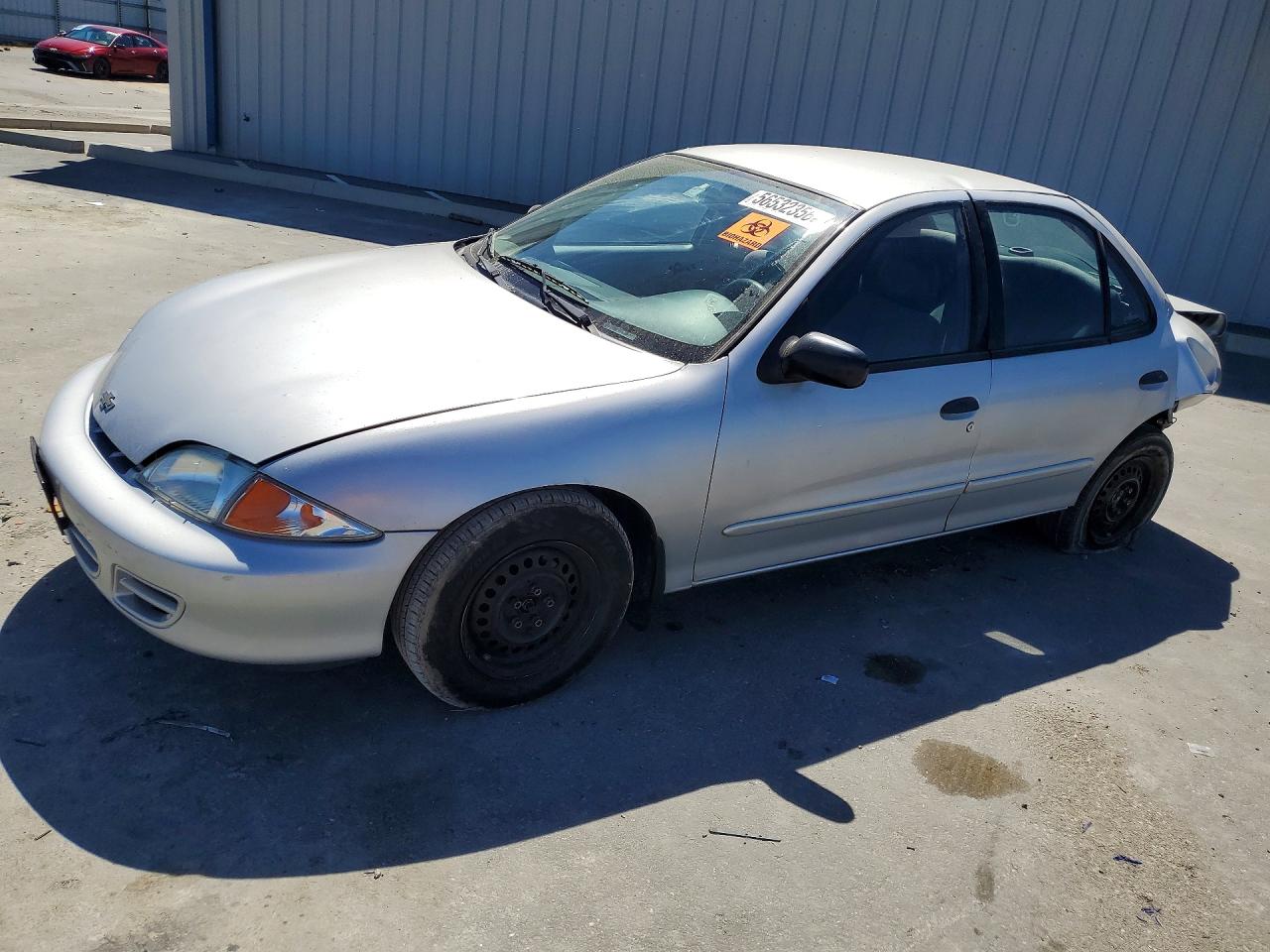 2002 Chevrolet Cavalier Base Silver vin: 1G1JC524627130988