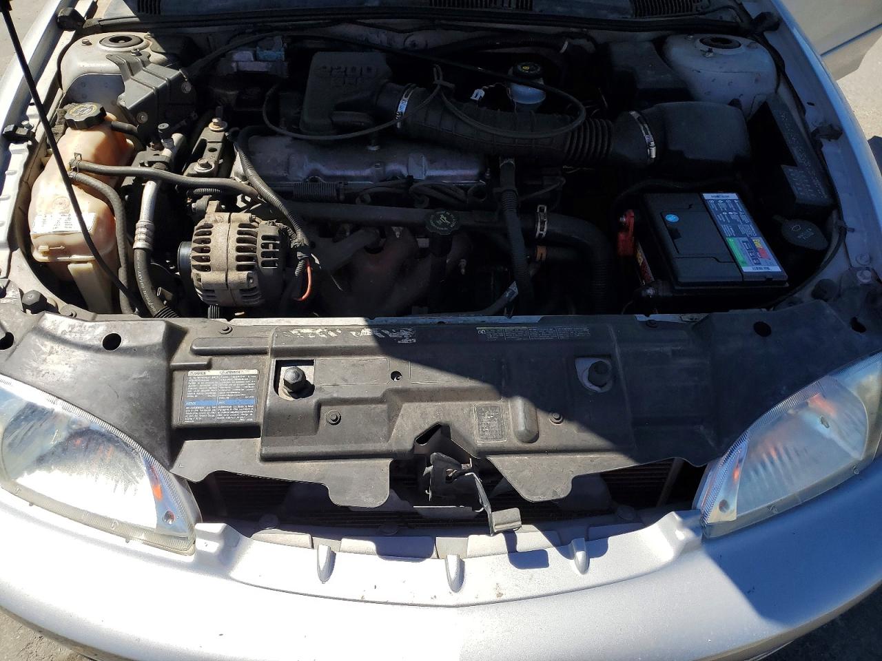 2002 Chevrolet Cavalier Base Silver vin: 1G1JC524627130988