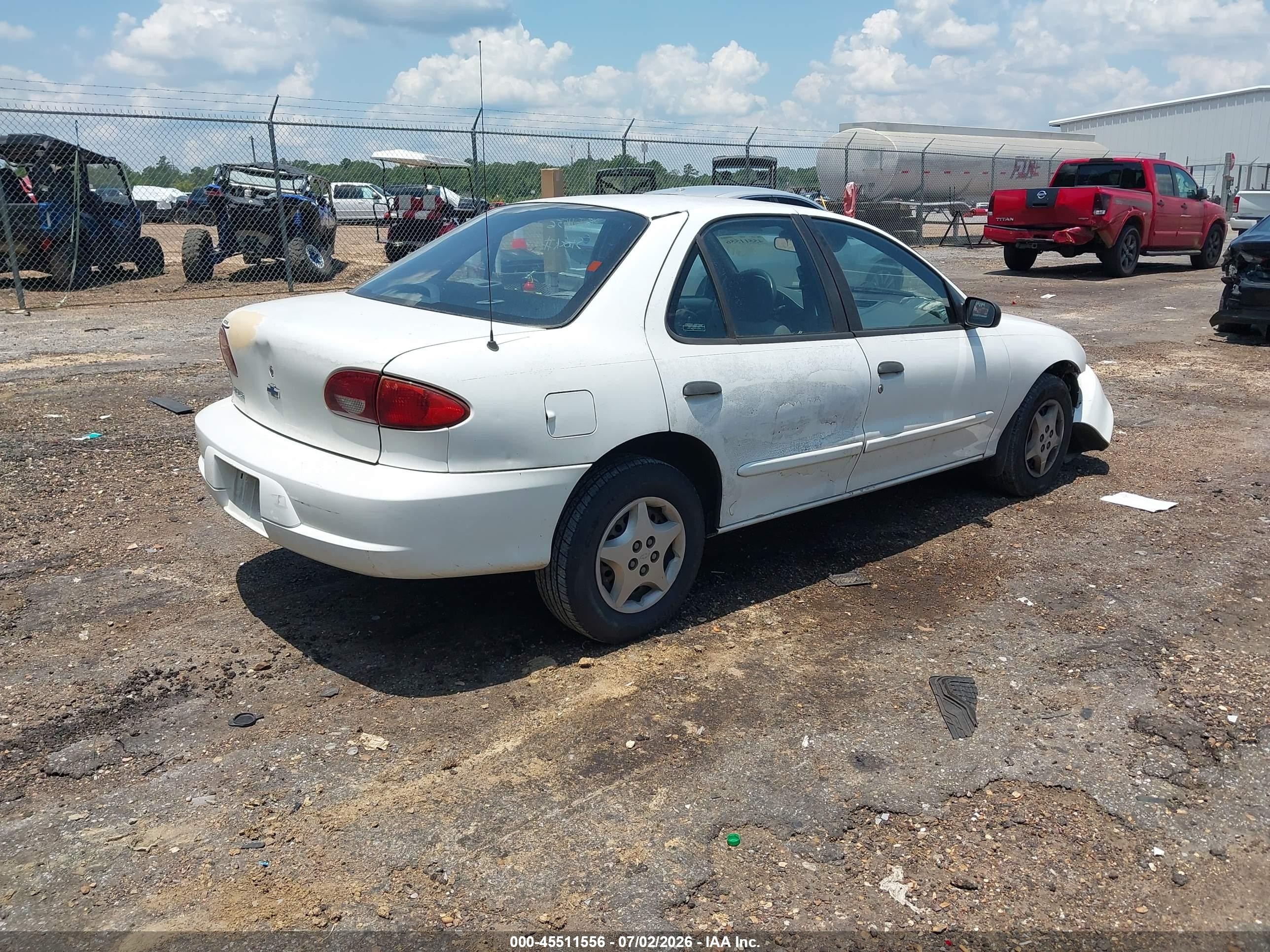 2000 Chevrolet Cavalier   White vin: 1G1JC5246Y7239363