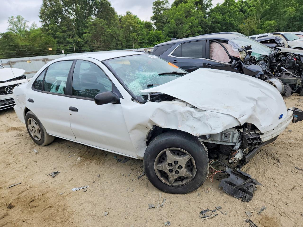 2001 Chevrolet Cavalier Base Белый vin: 1G1JC524717342538