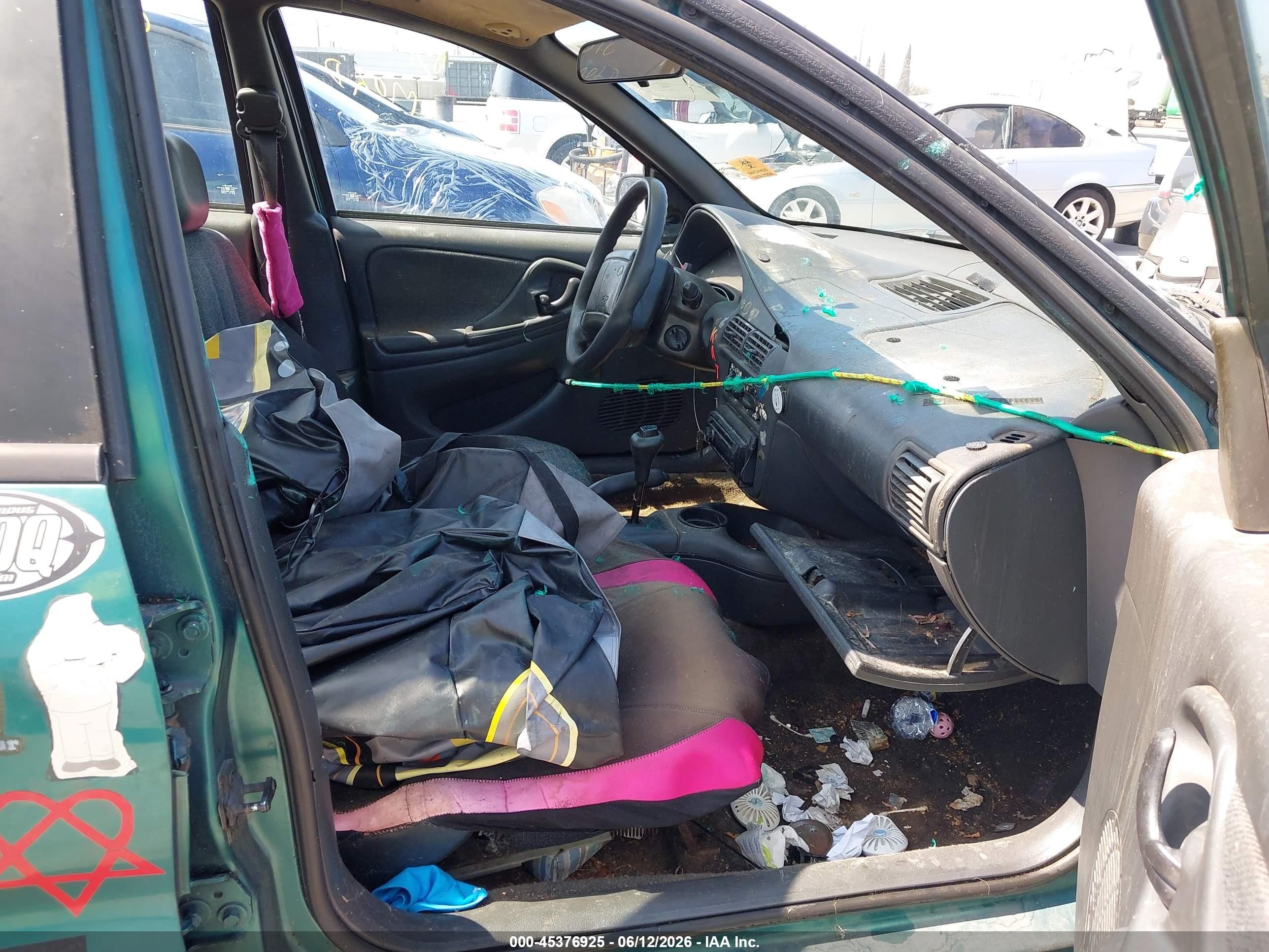 1999 Chevrolet Cavalier   Green vin: 1G1JC5247X7230251