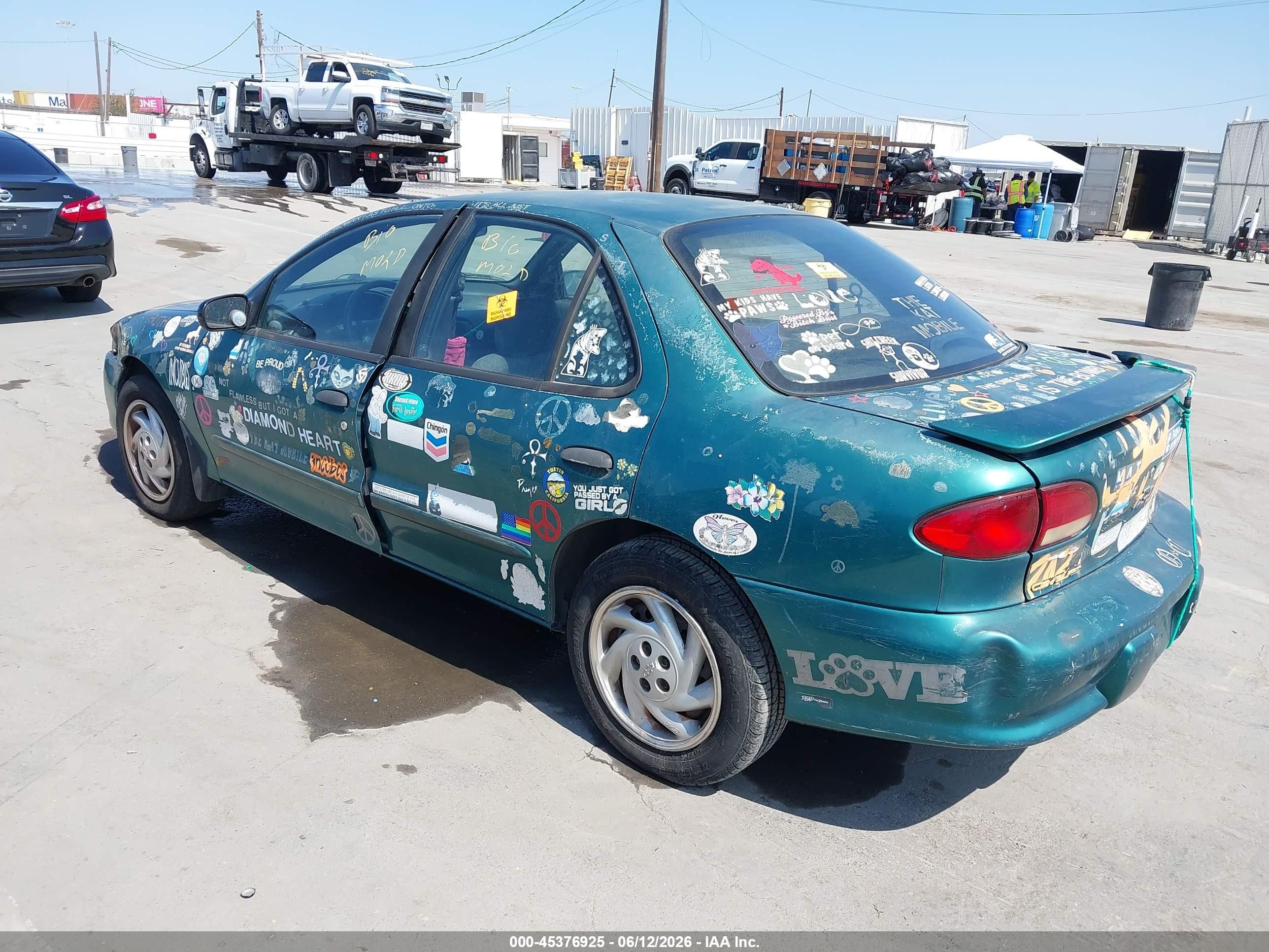 1999 Chevrolet Cavalier   Green vin: 1G1JC5247X7230251