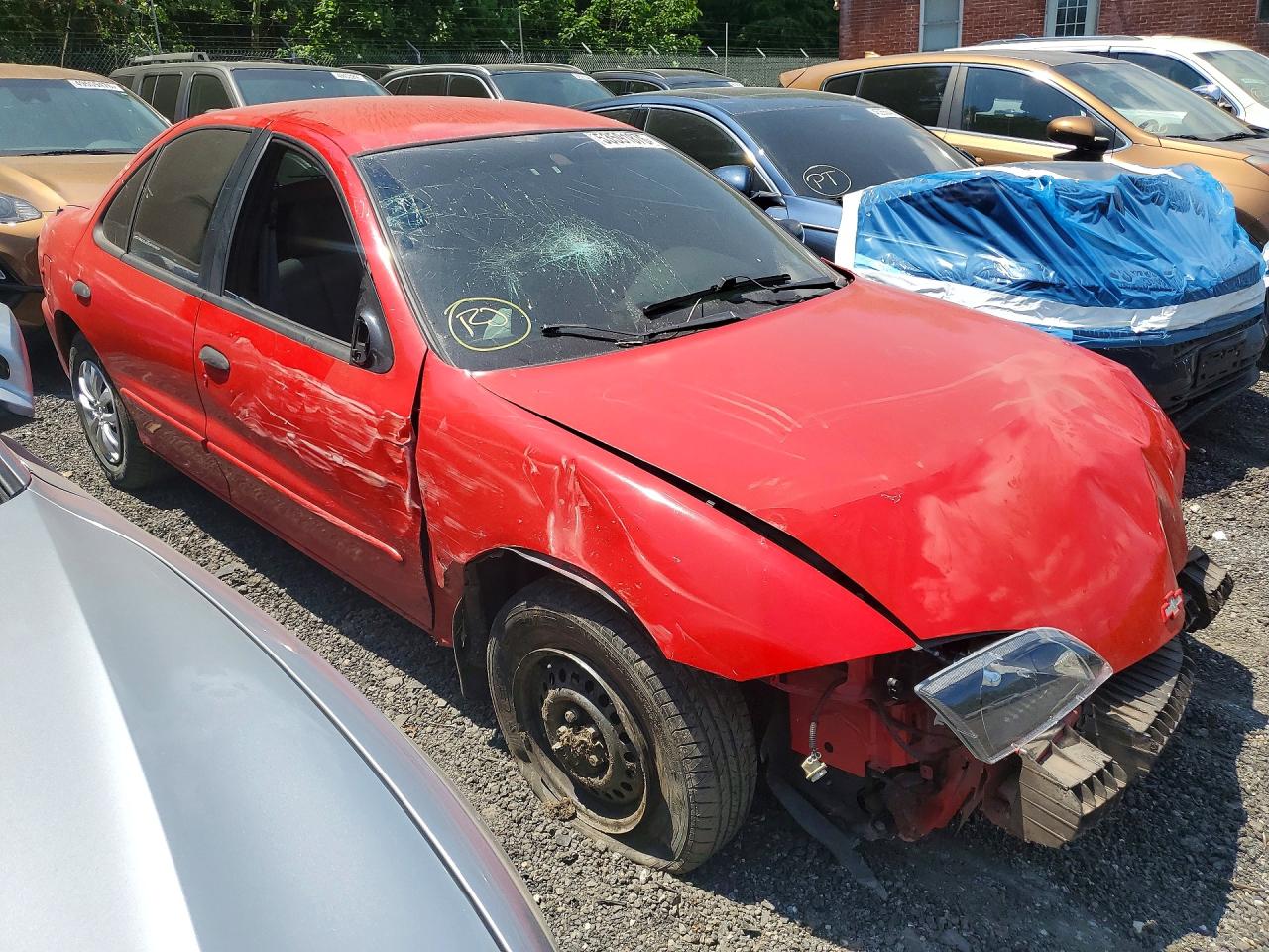 2002 Chevrolet Cavalier Base Red vin: 1G1JC524827106692