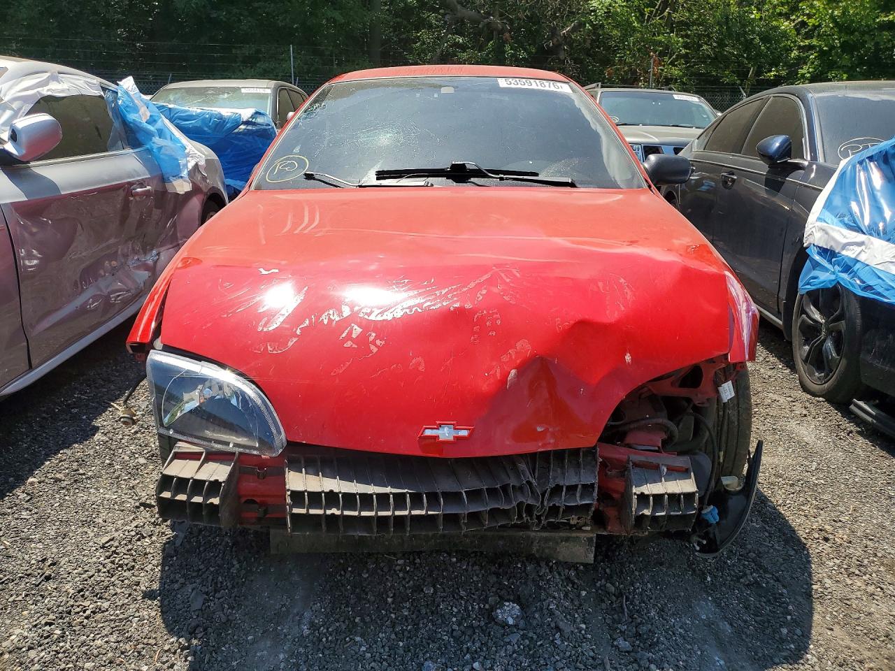 2002 Chevrolet Cavalier Base Red vin: 1G1JC524827106692