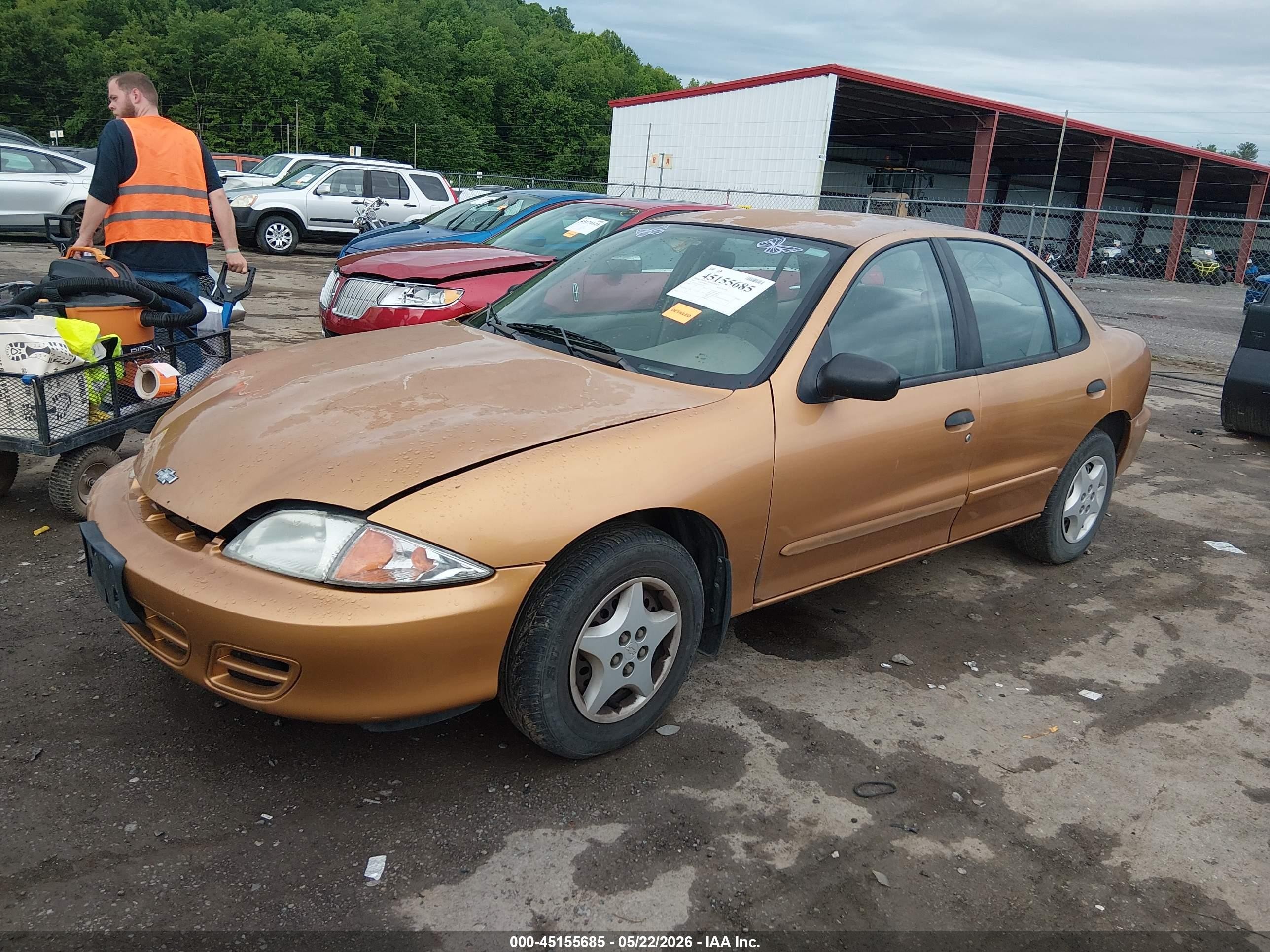 2002 Chevrolet Cavalier   Orange vin: 1G1JC524827454329