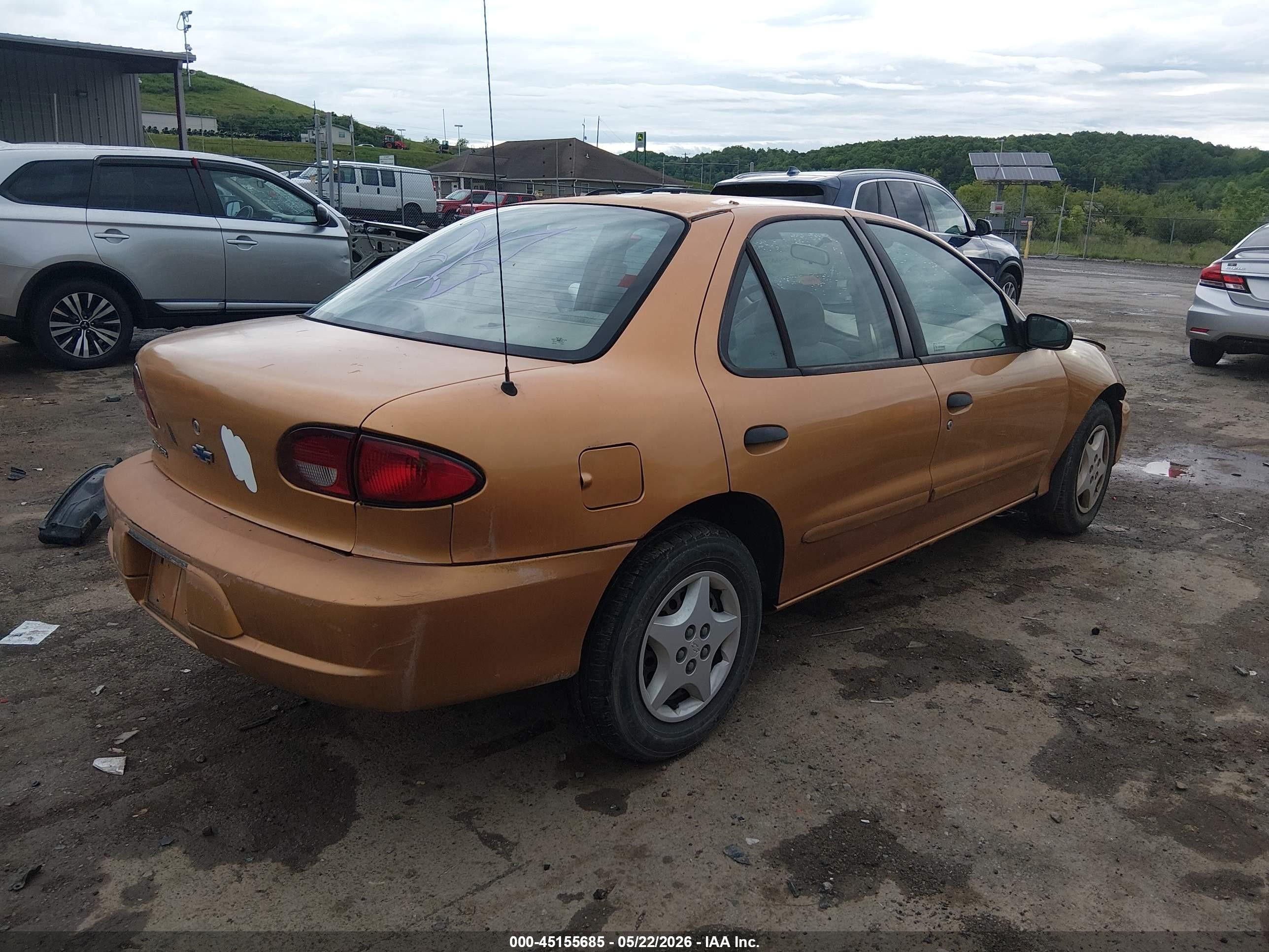 2002 Chevrolet Cavalier   Orange vin: 1G1JC524827454329