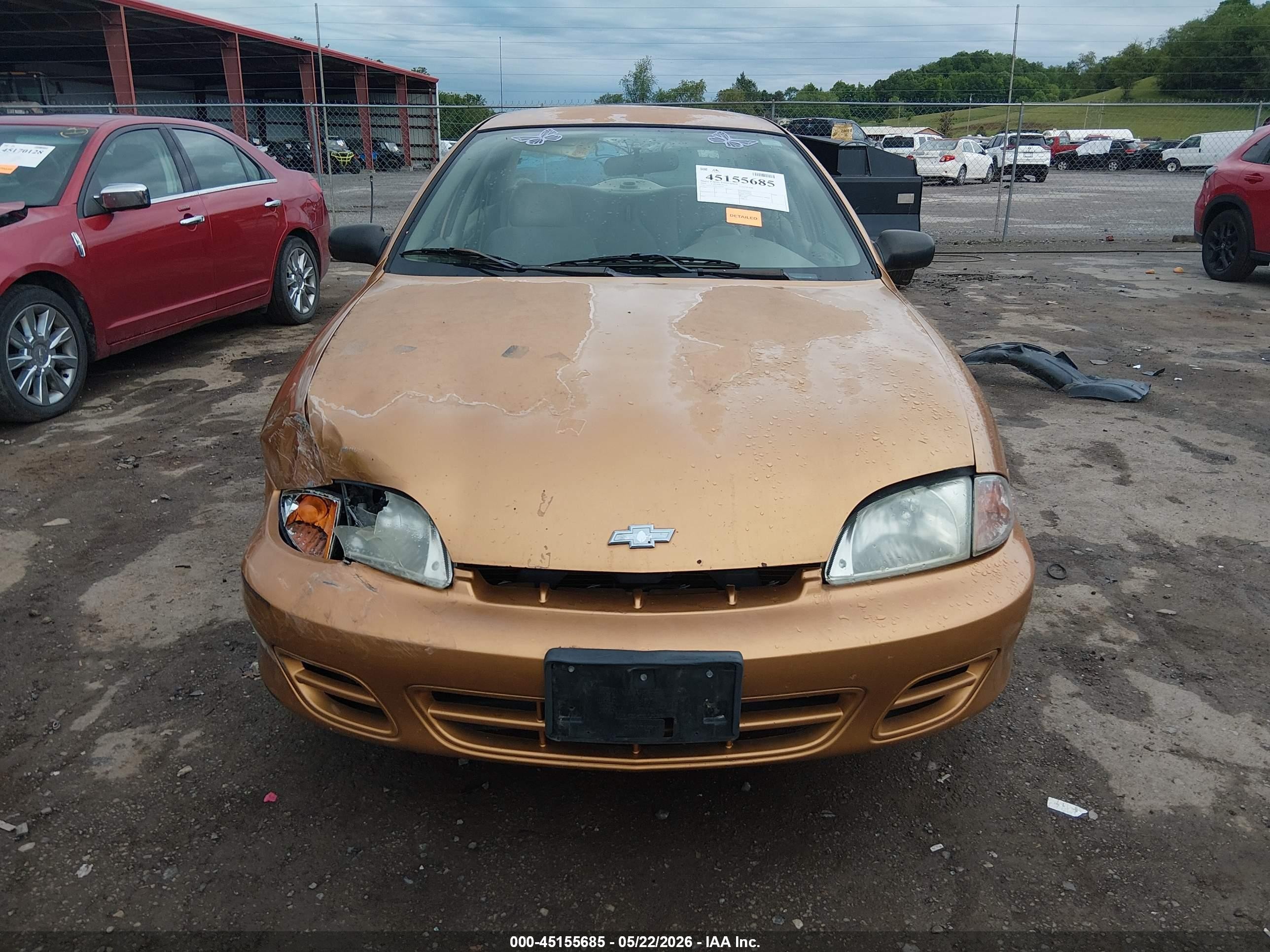 2002 Chevrolet Cavalier   Orange vin: 1G1JC524827454329