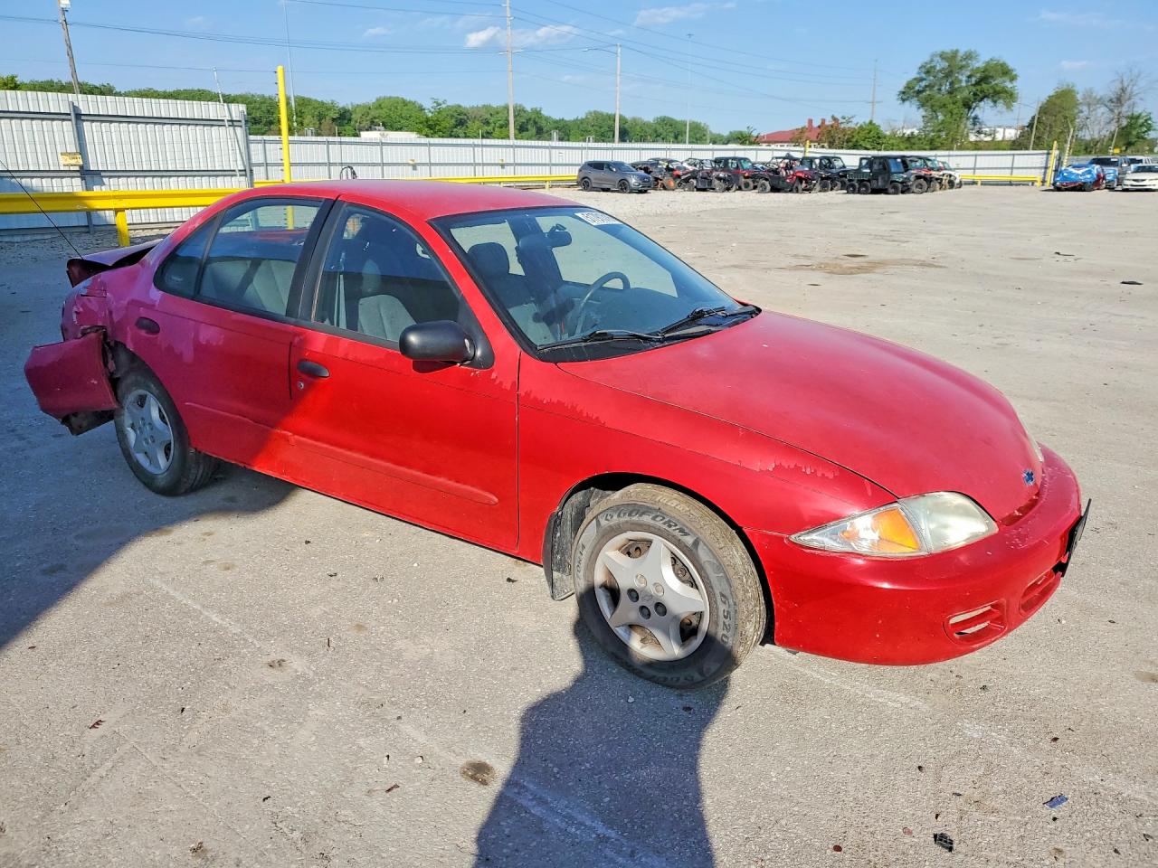 2002 Chevrolet Cavalier Base Red vin: 1G1JC524927164164
