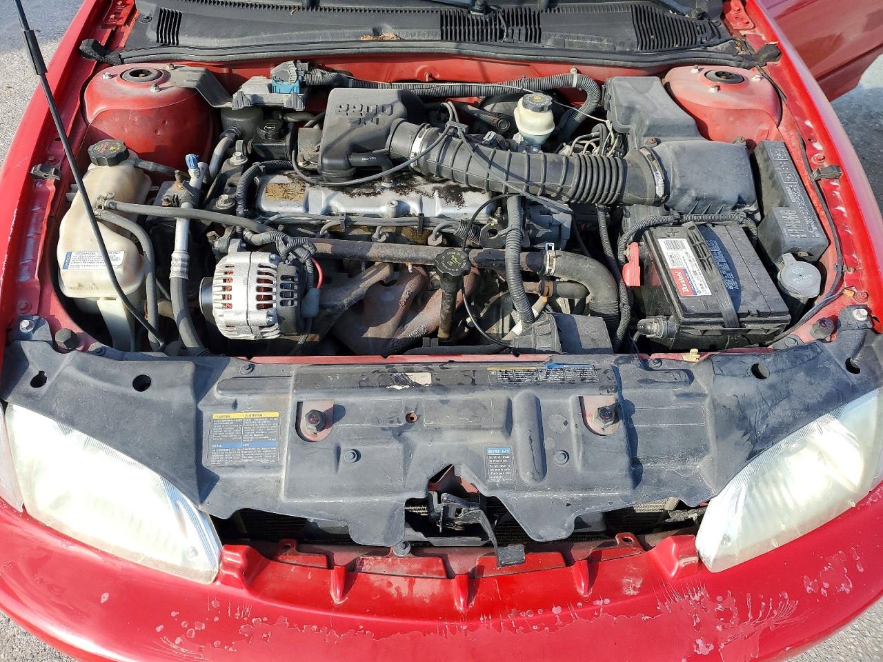 2002 Chevrolet Cavalier Base Red vin: 1G1JC524927164164