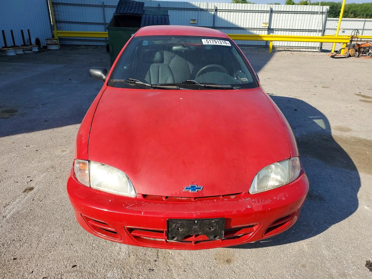 2002 Chevrolet Cavalier Base Red vin: 1G1JC524927164164