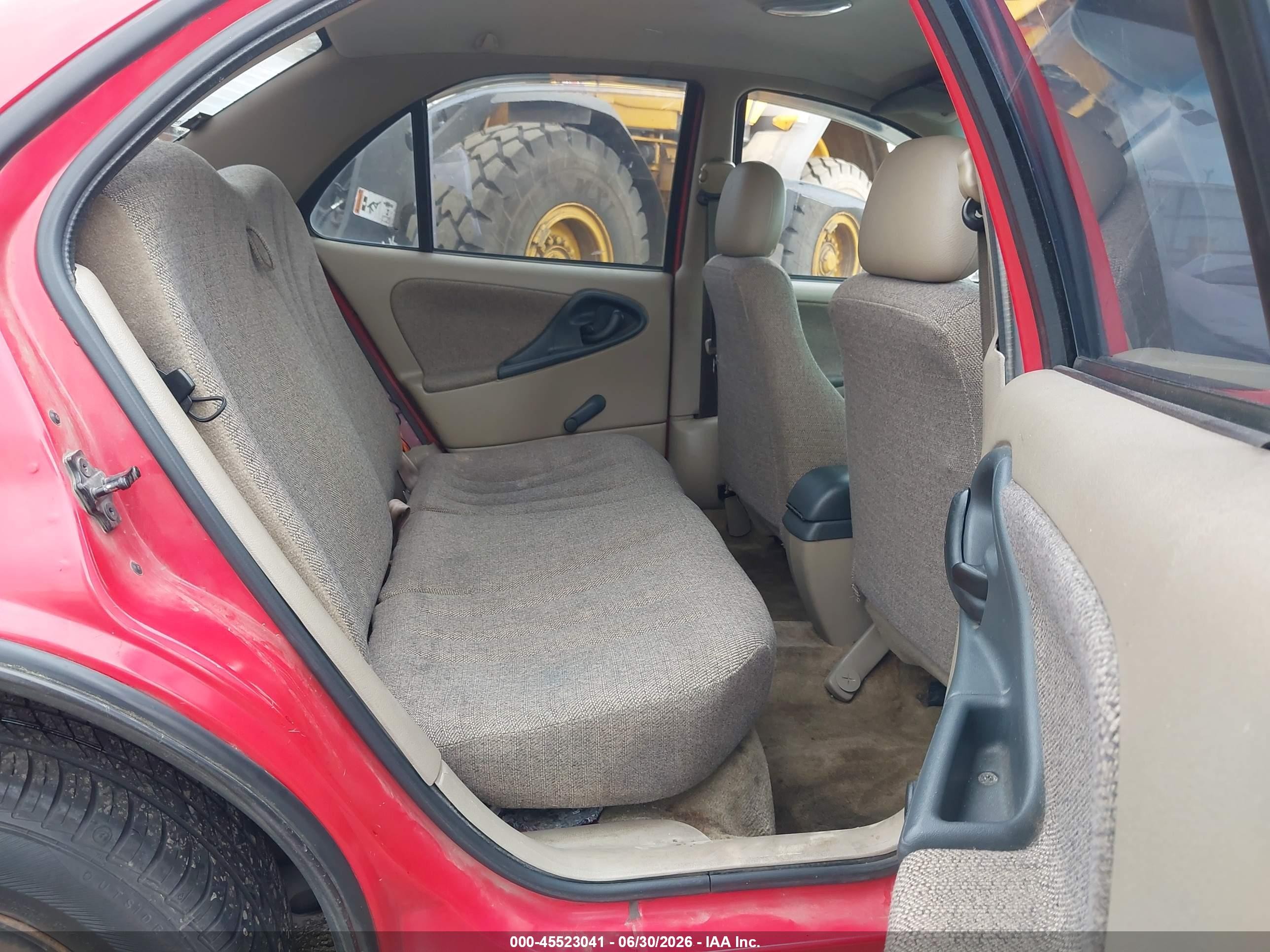 2002 Chevrolet Cavalier   Красный vin: 1G1JC524927350366