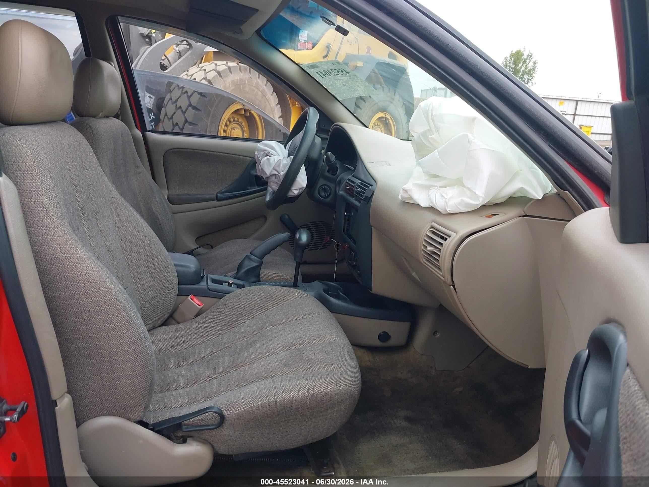2002 Chevrolet Cavalier   Красный vin: 1G1JC524927350366