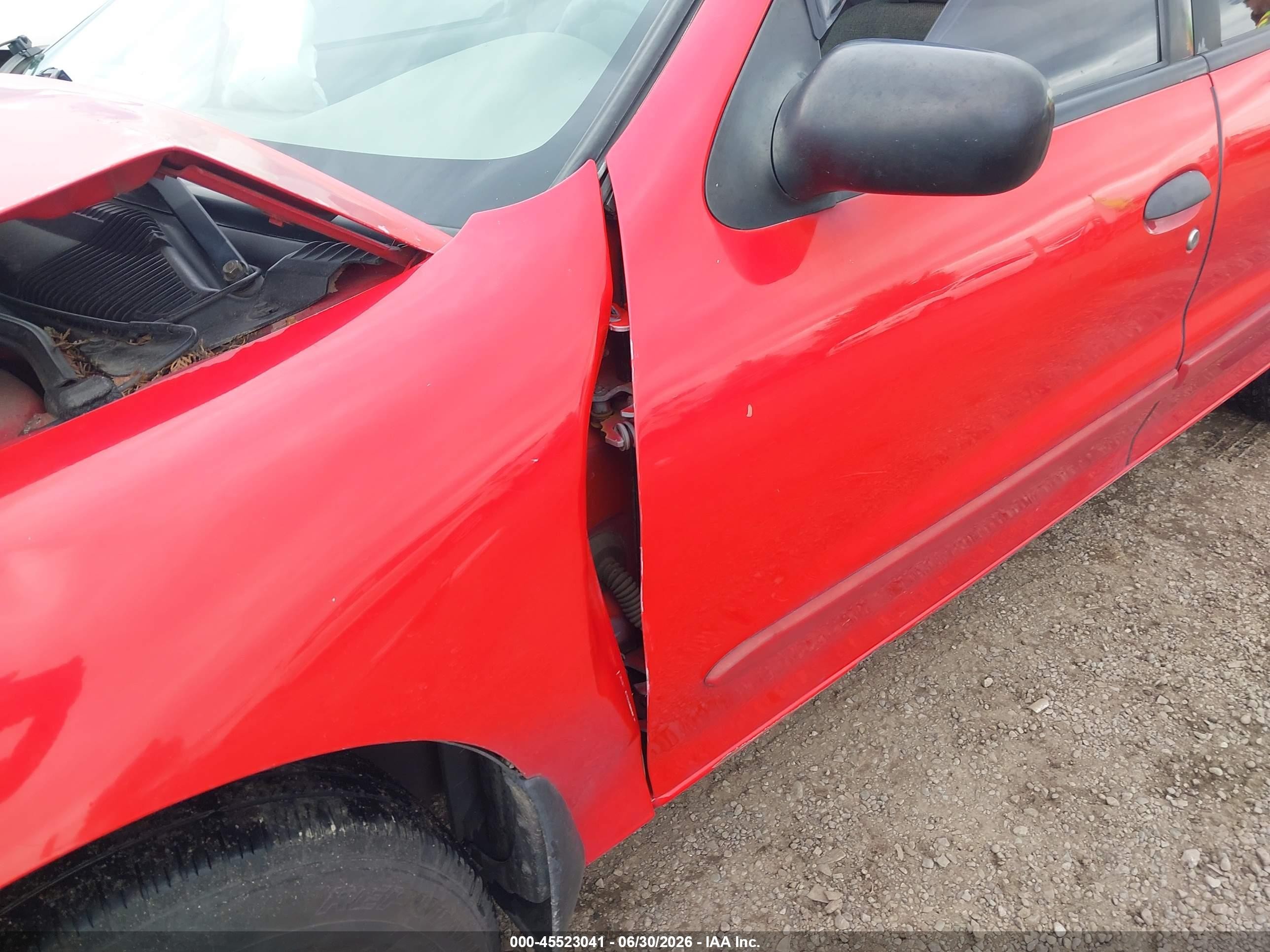 2002 Chevrolet Cavalier   Красный vin: 1G1JC524927350366