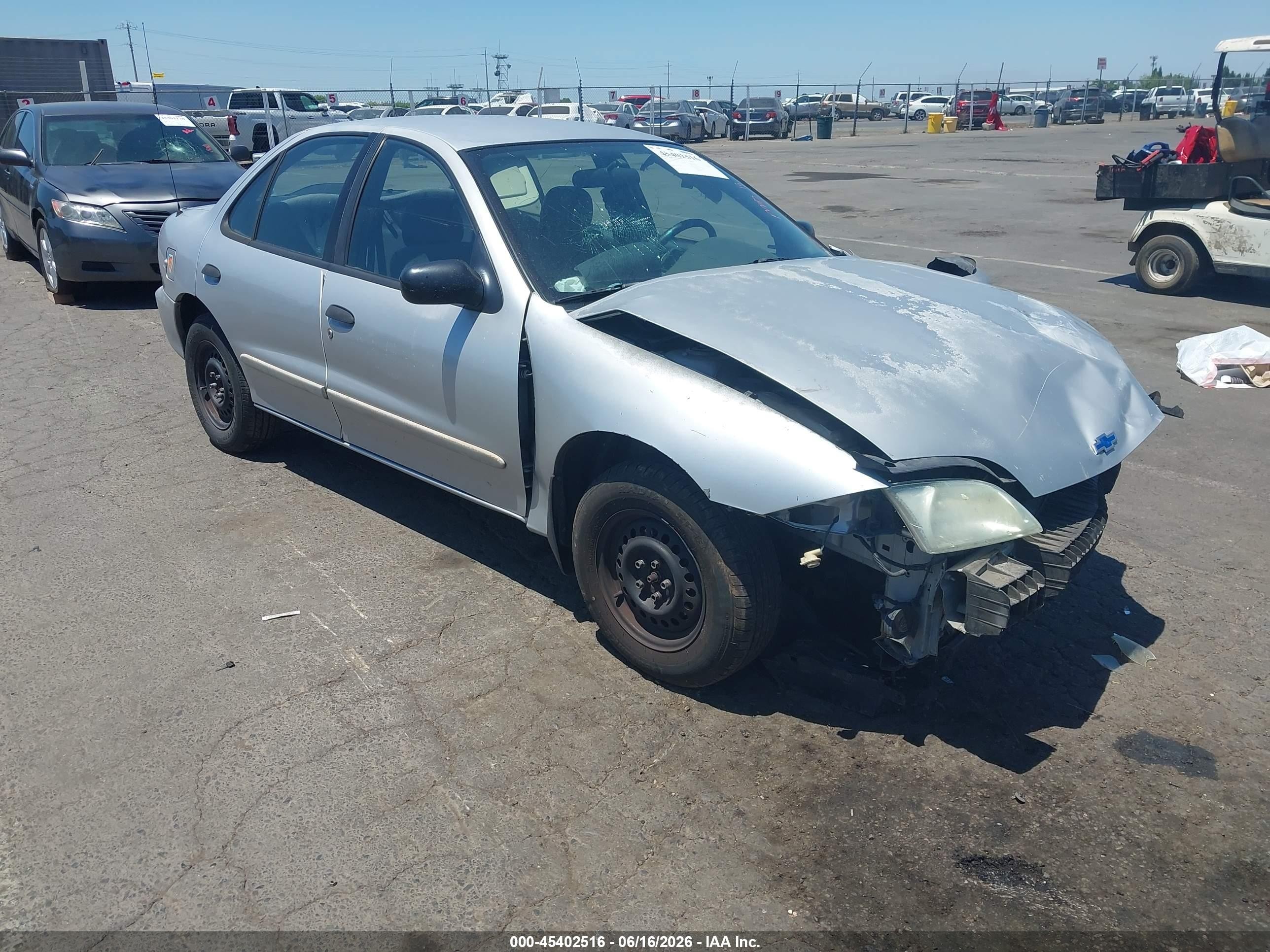 2002 Chevrolet Cavalier   Silver vin: 1G1JC524927445266