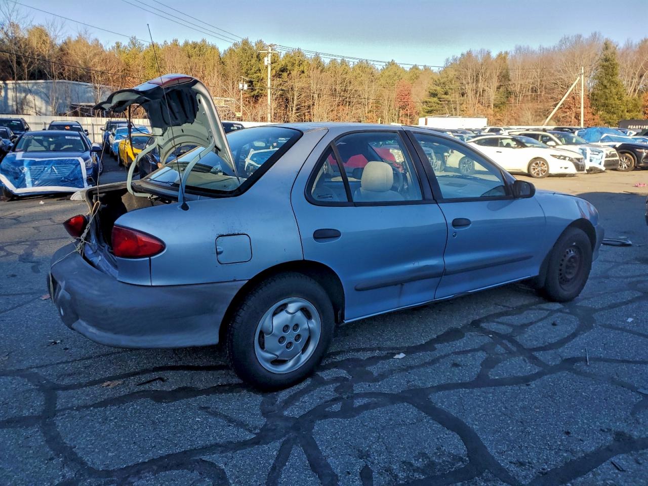 1995 Chevrolet Cavalier Silver vin: 1G1JC5249S7122271