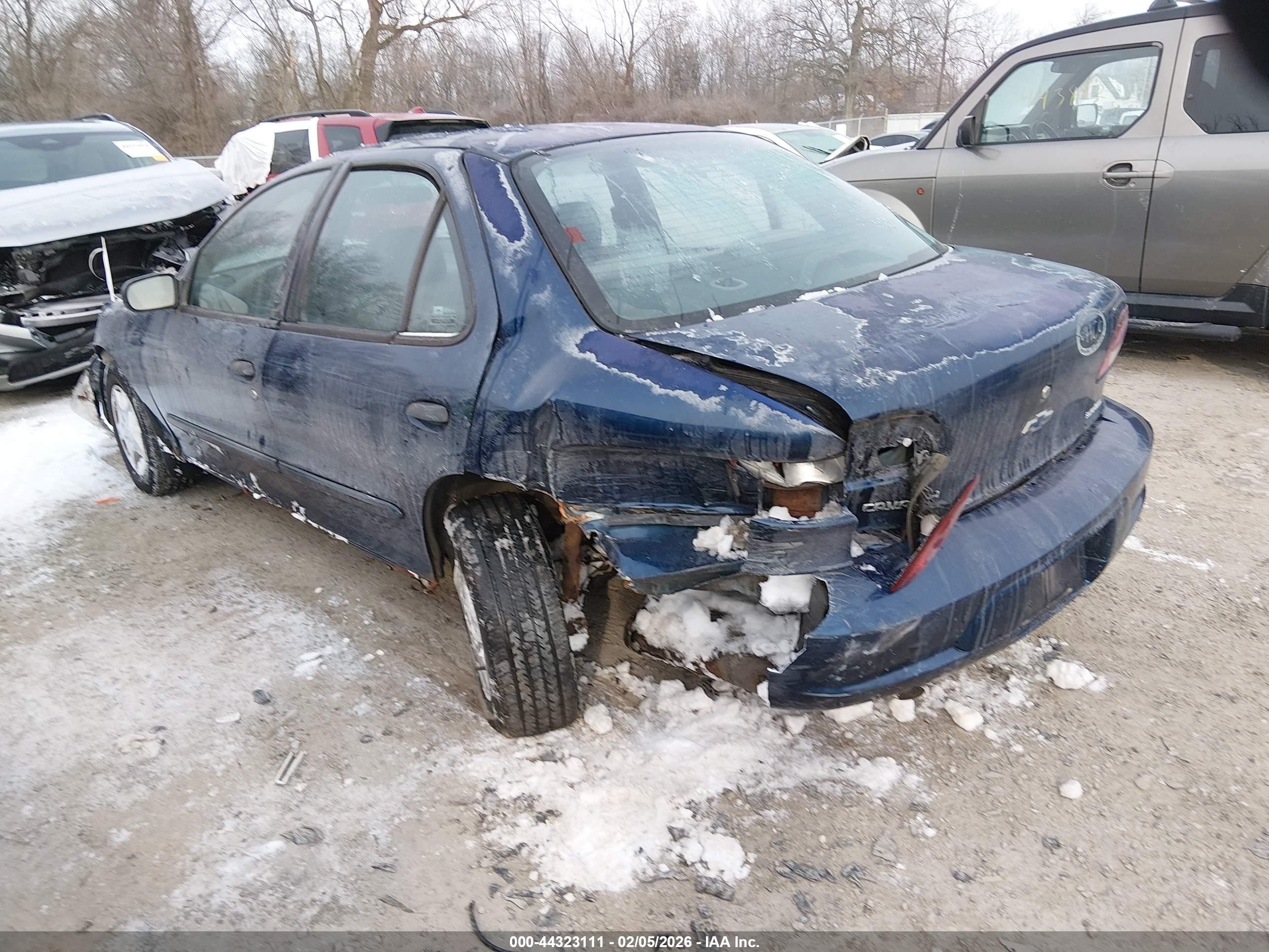 2001 Chevrolet Cavalier   Blue vin: 1G1JC524X17215024