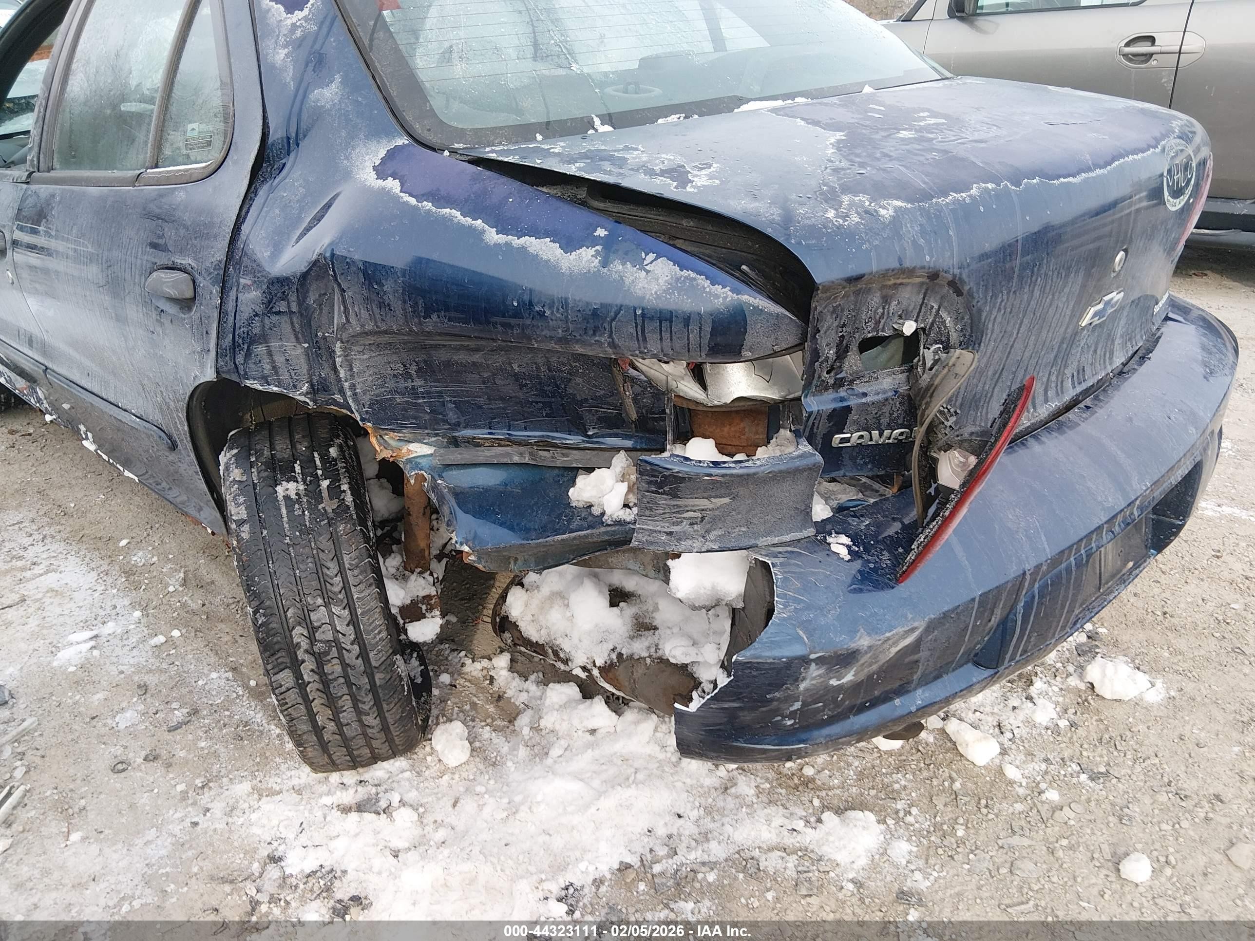 2001 Chevrolet Cavalier   Blue vin: 1G1JC524X17215024