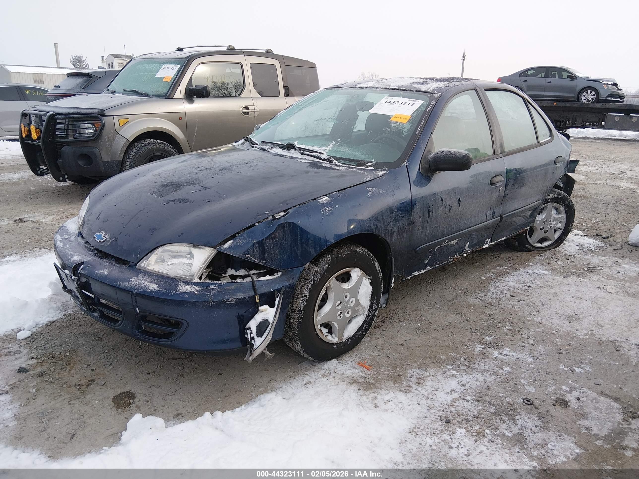2001 Chevrolet Cavalier   Blue vin: 1G1JC524X17215024