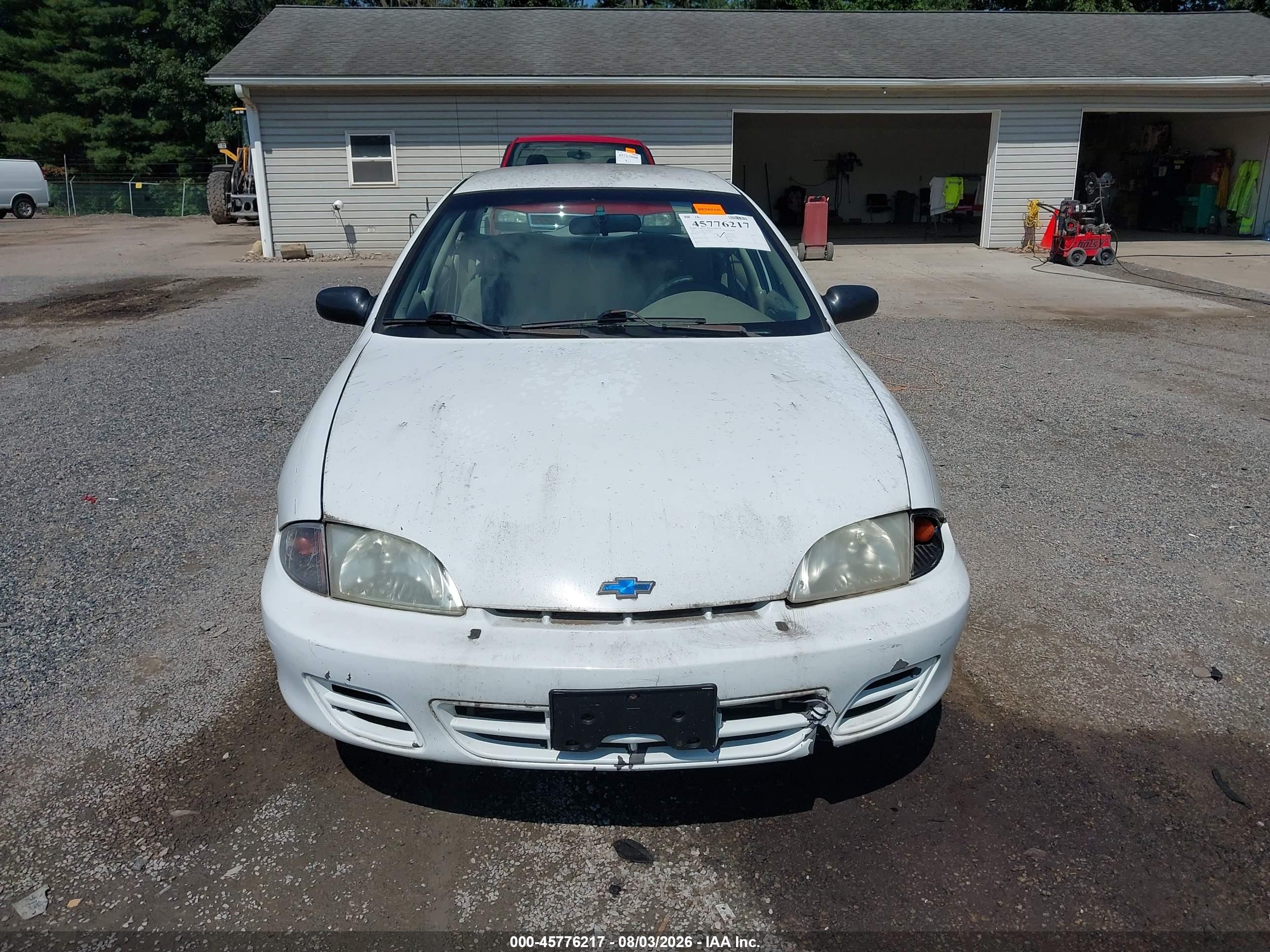 2001 Chevrolet Cavalier   White vin: 1G1JC524X17279595