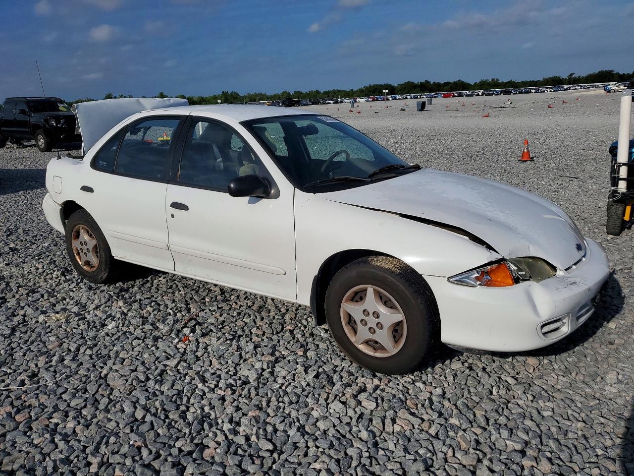 2002 Chevrolet Cavalier Base/cng White vin: 1G1JC524X27286371