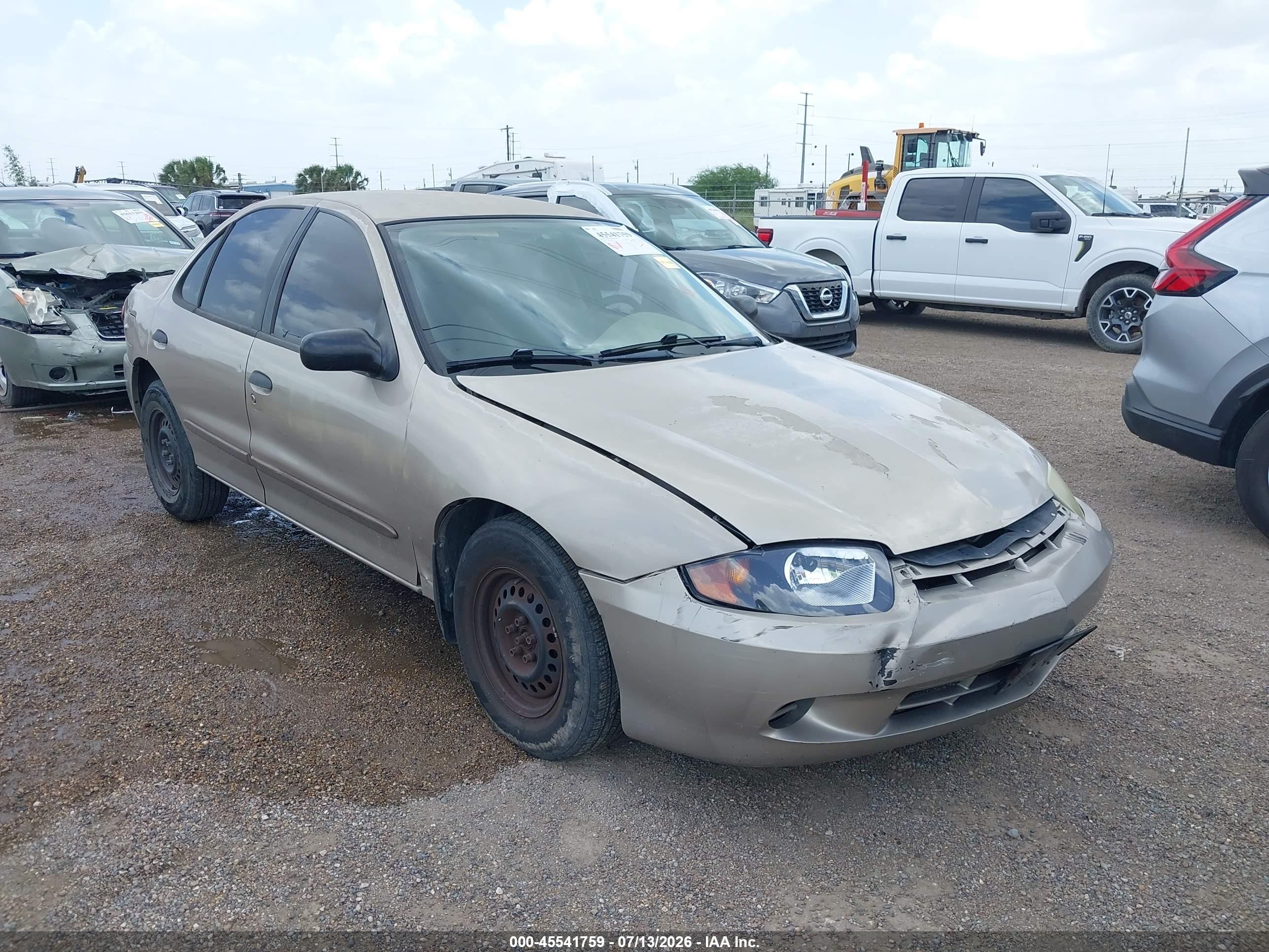 2003 Chevrolet Cavalier   Gold vin: 1G1JC52F037101490